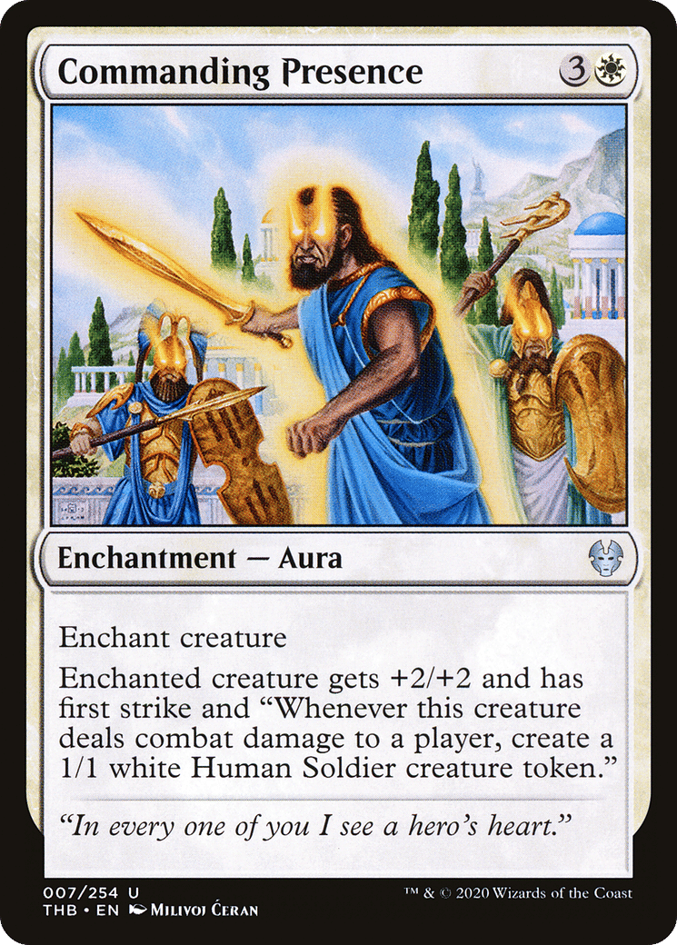 Commanding Presence — Theros Beyond Death — Magic: The Gathering