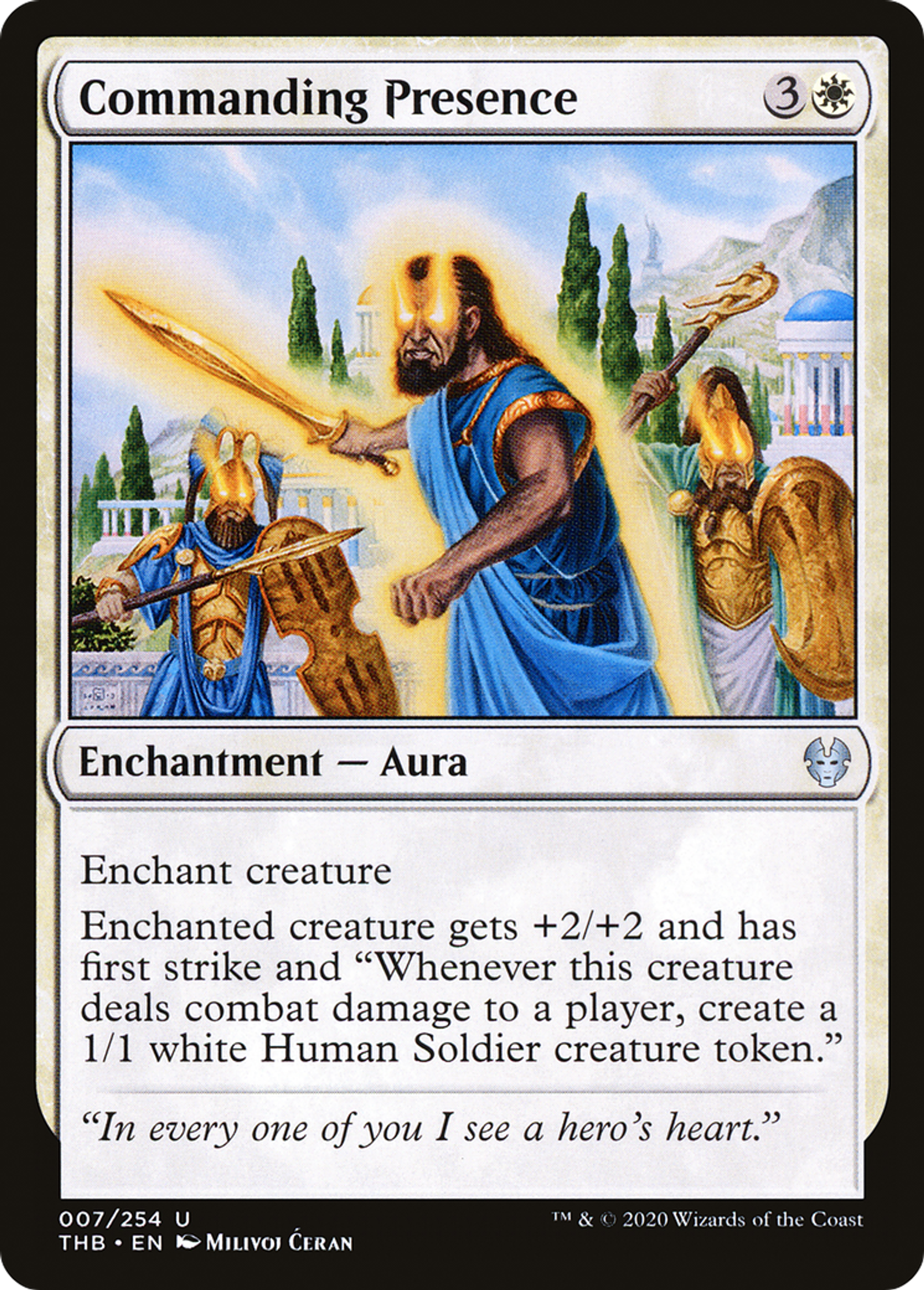 Commanding Presence — Theros Beyond Death — Magic: The Gathering