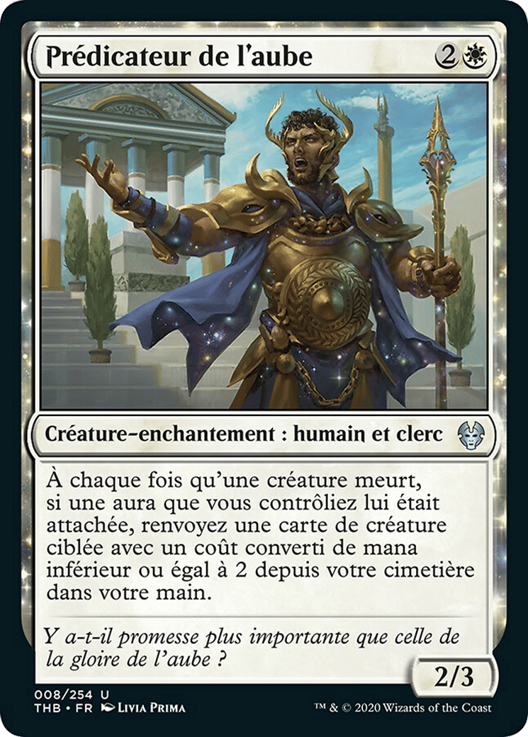 Prédicateur de l'aube — Theros Beyond Death — Magic: The Gathering