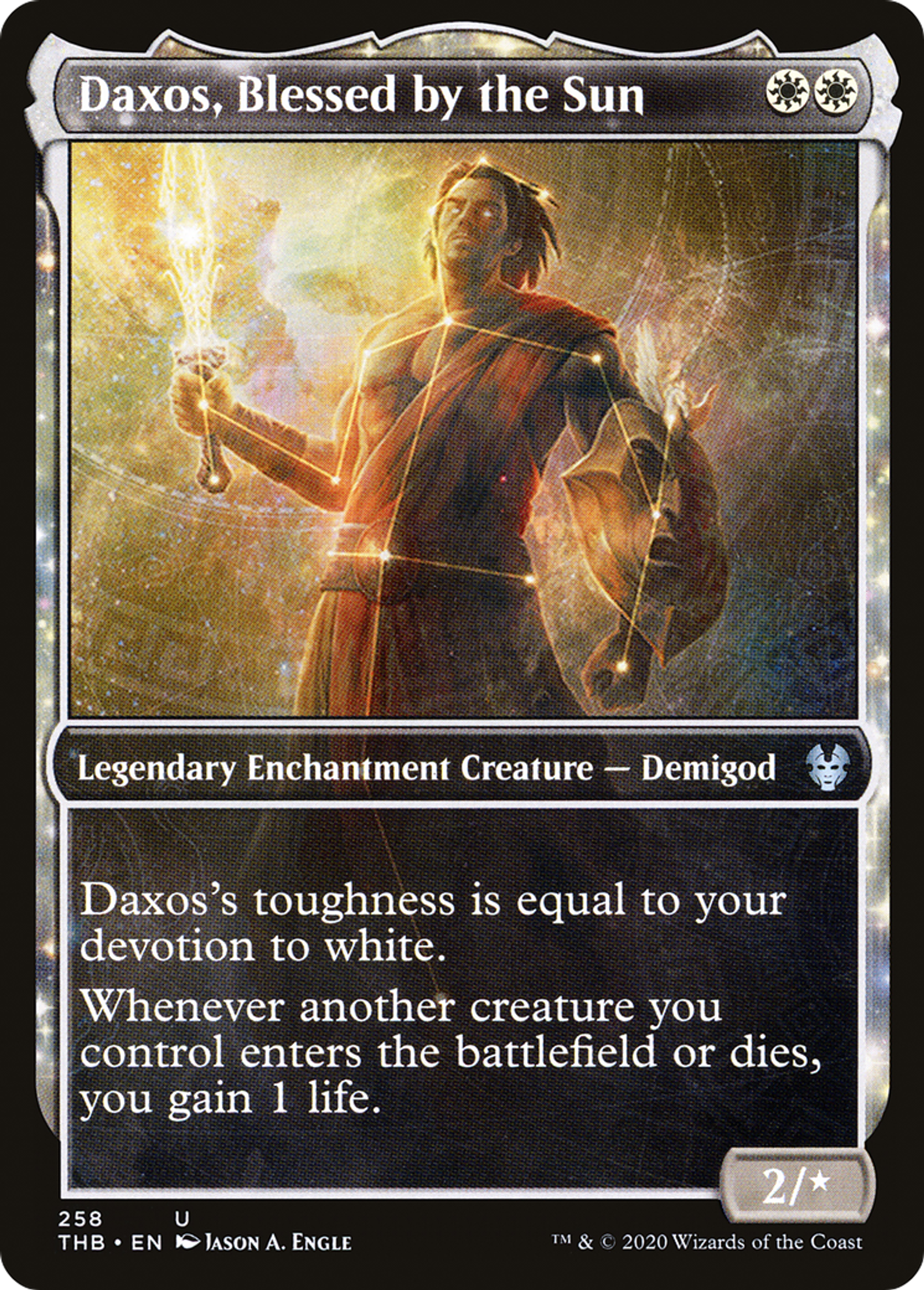 Daxos, béni par le soleil — Theros Beyond Death — Magic: The Gathering