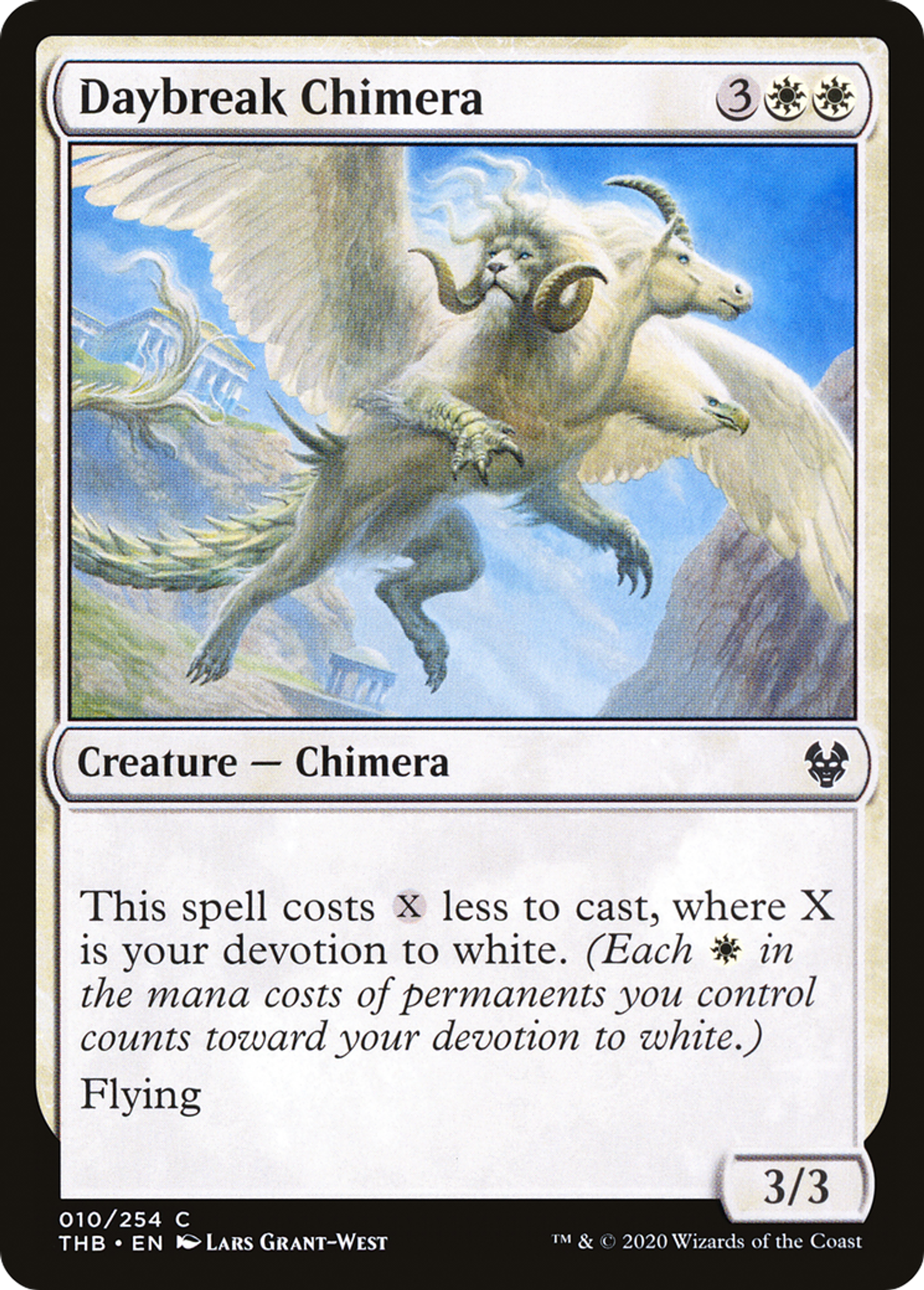 Daybreak Chimera — Theros Beyond Death — Magic: The Gathering