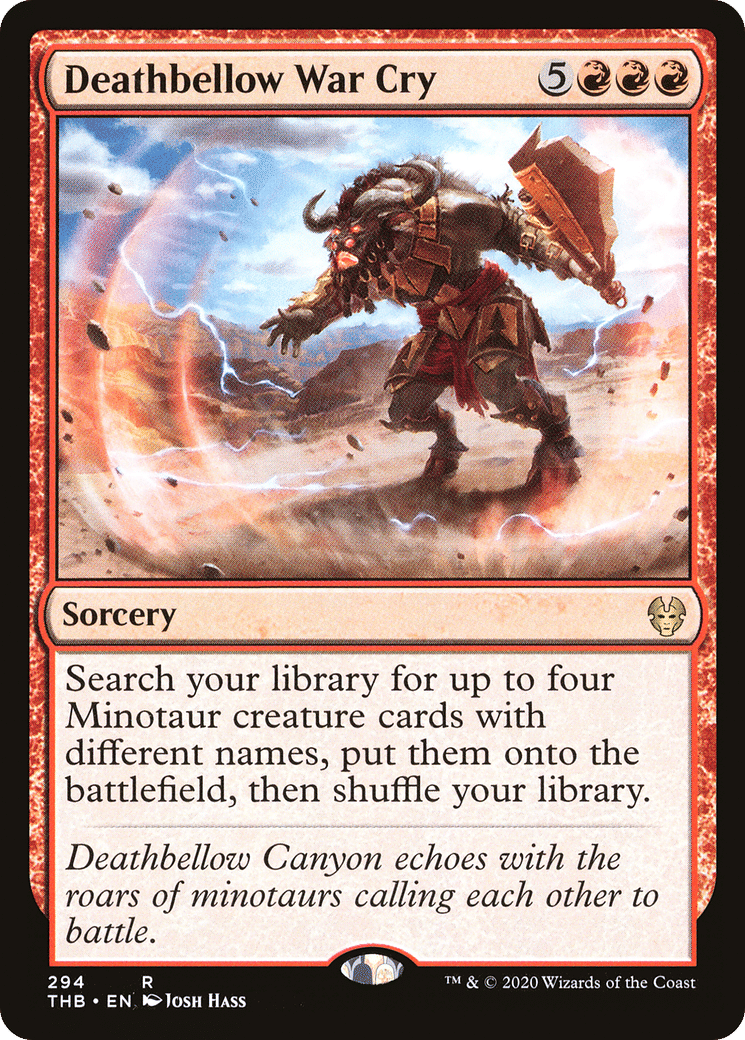 Deathbellow War Cry — Theros Beyond Death — Magic: The Gathering