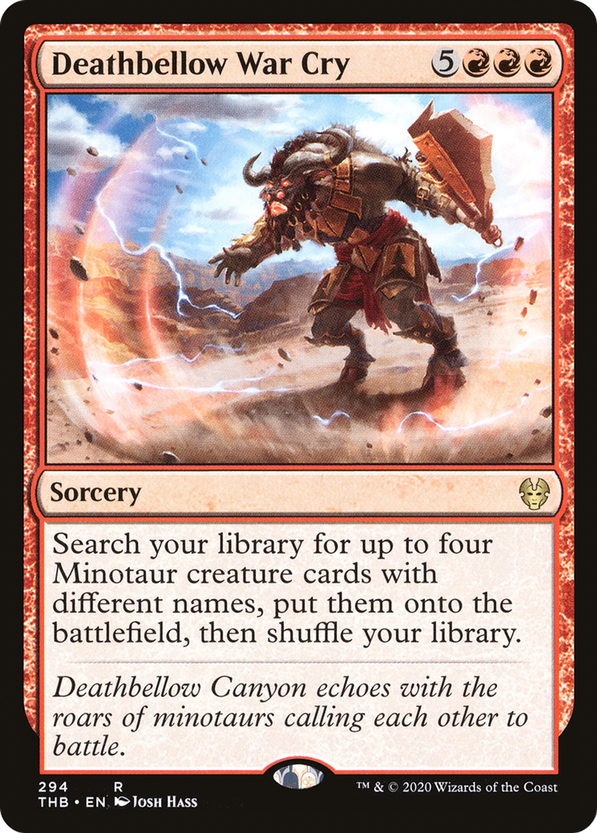 Cri de guerre beuglemort — Theros Beyond Death — Magic: The Gathering