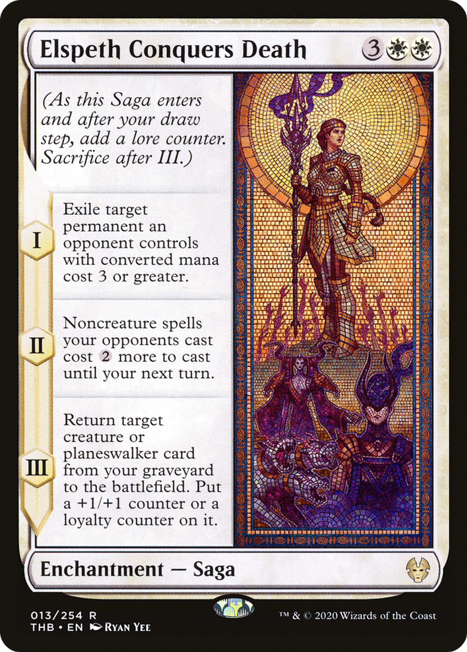 Elspeth Conquers Death — Theros Beyond Death — Magic: The Gathering