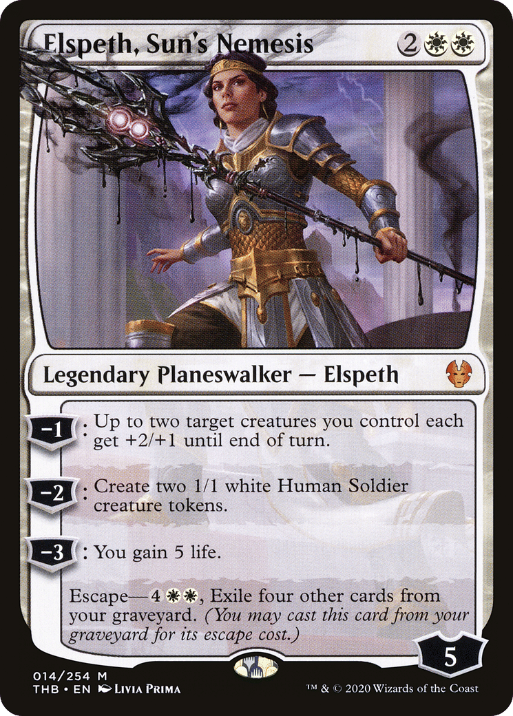 Elspeth, Sun's Nemesis — Theros Beyond Death — Magic: The Gathering
