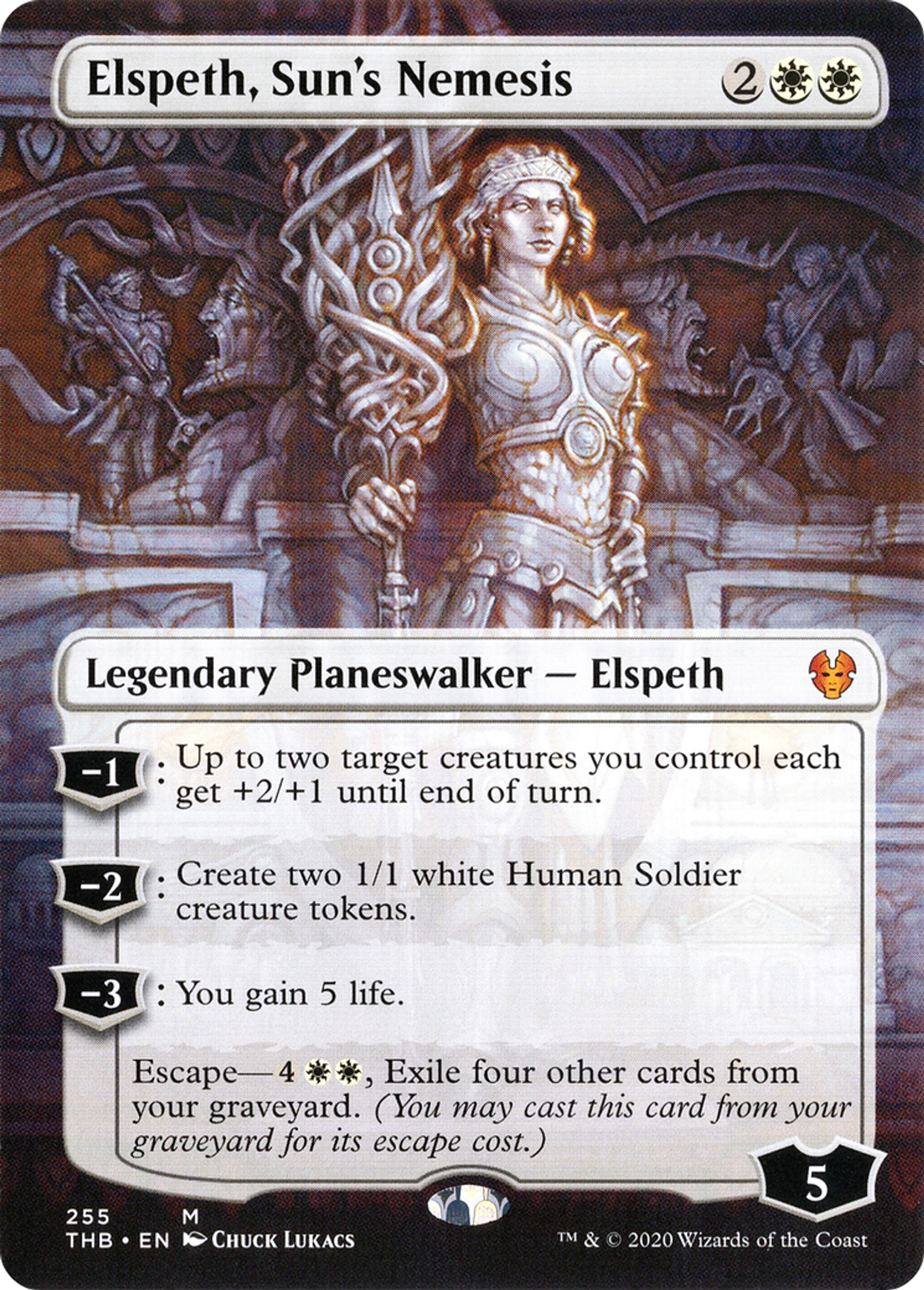 Elspeth, némésis du Soleil — Theros Beyond Death — Magic: The Gathering