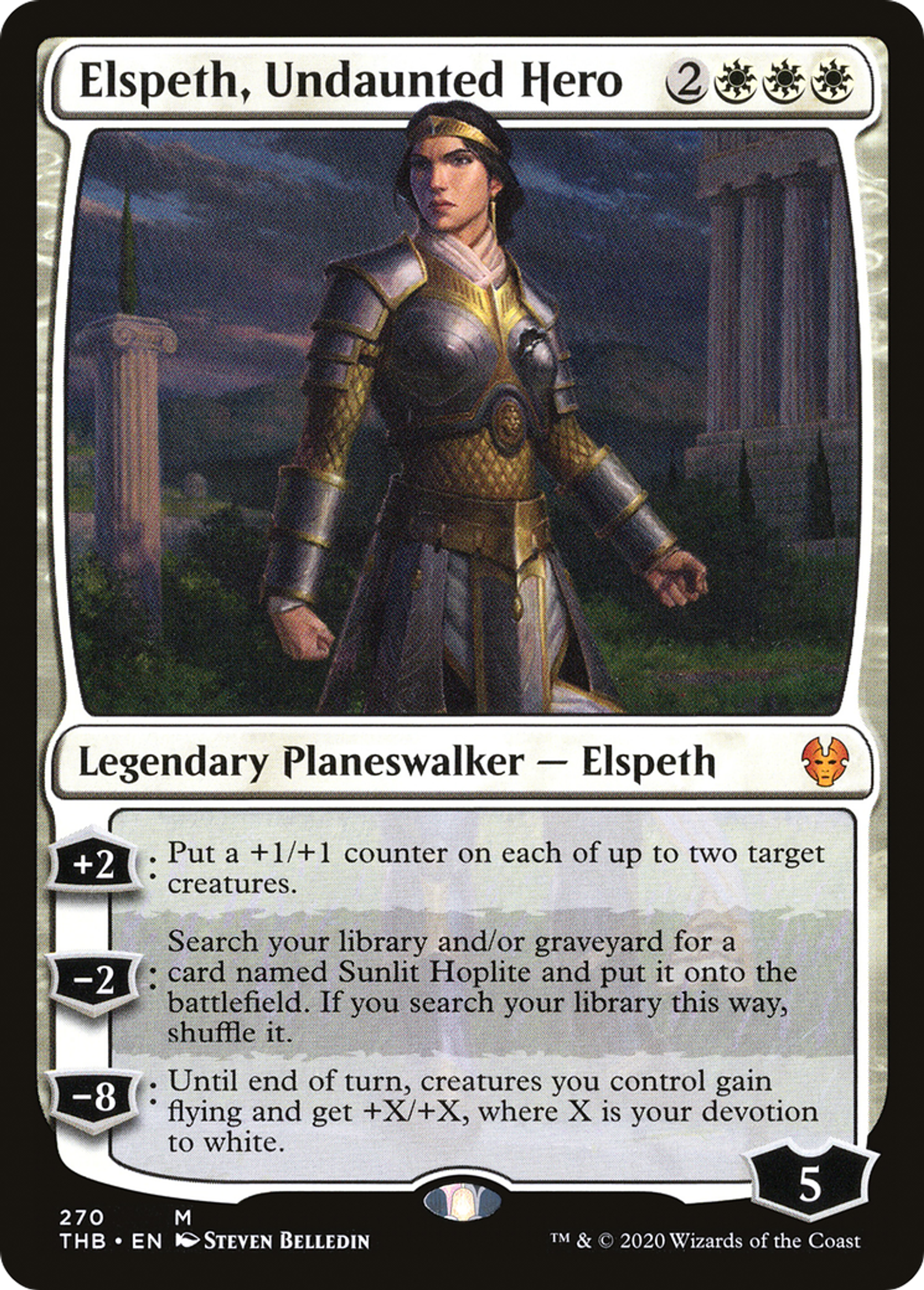 Elspeth, héroïne intrépide — Theros Beyond Death — Magic: The Gathering
