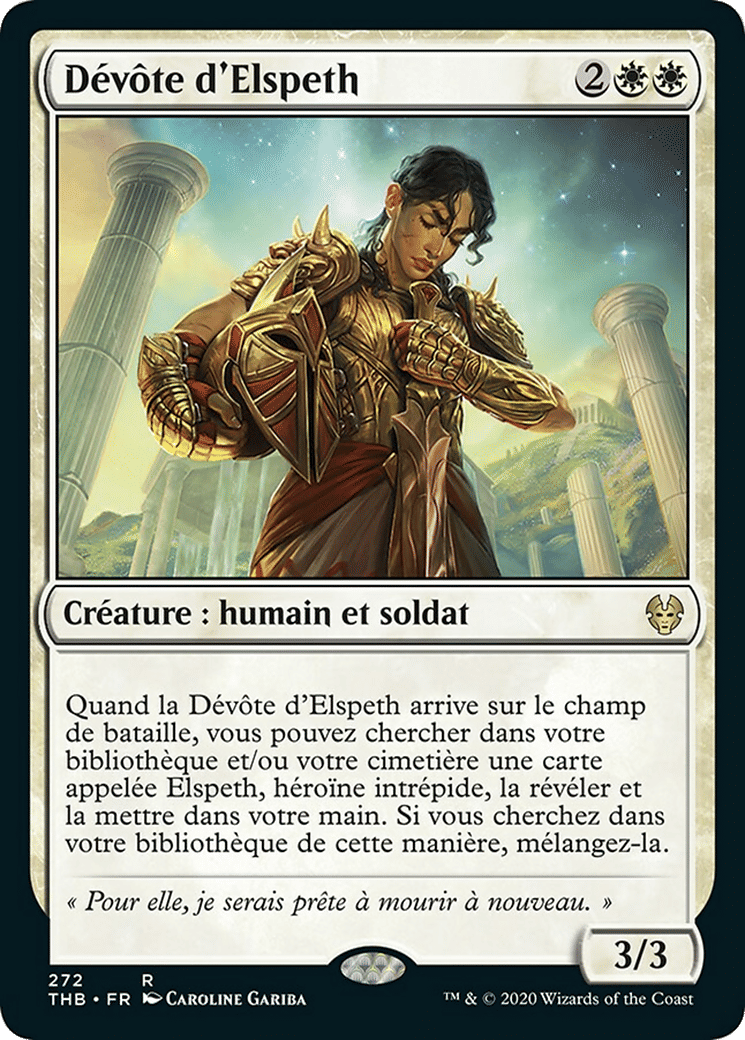 Dévôte d'Elspeth — Theros Beyond Death — Magic: The Gathering