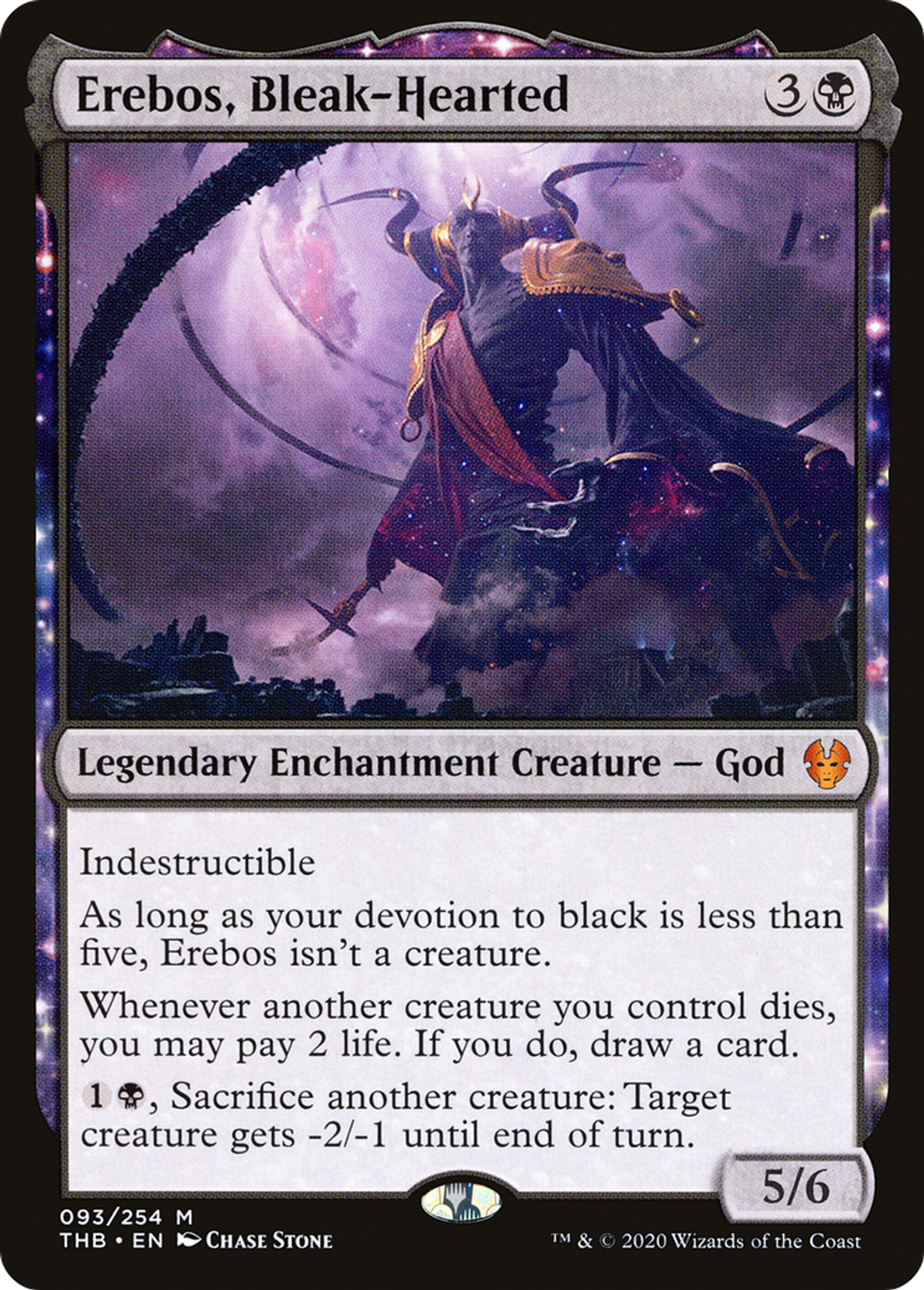 Erebos, Bleak-Hearted — Theros Beyond Death — Magic: The Gathering