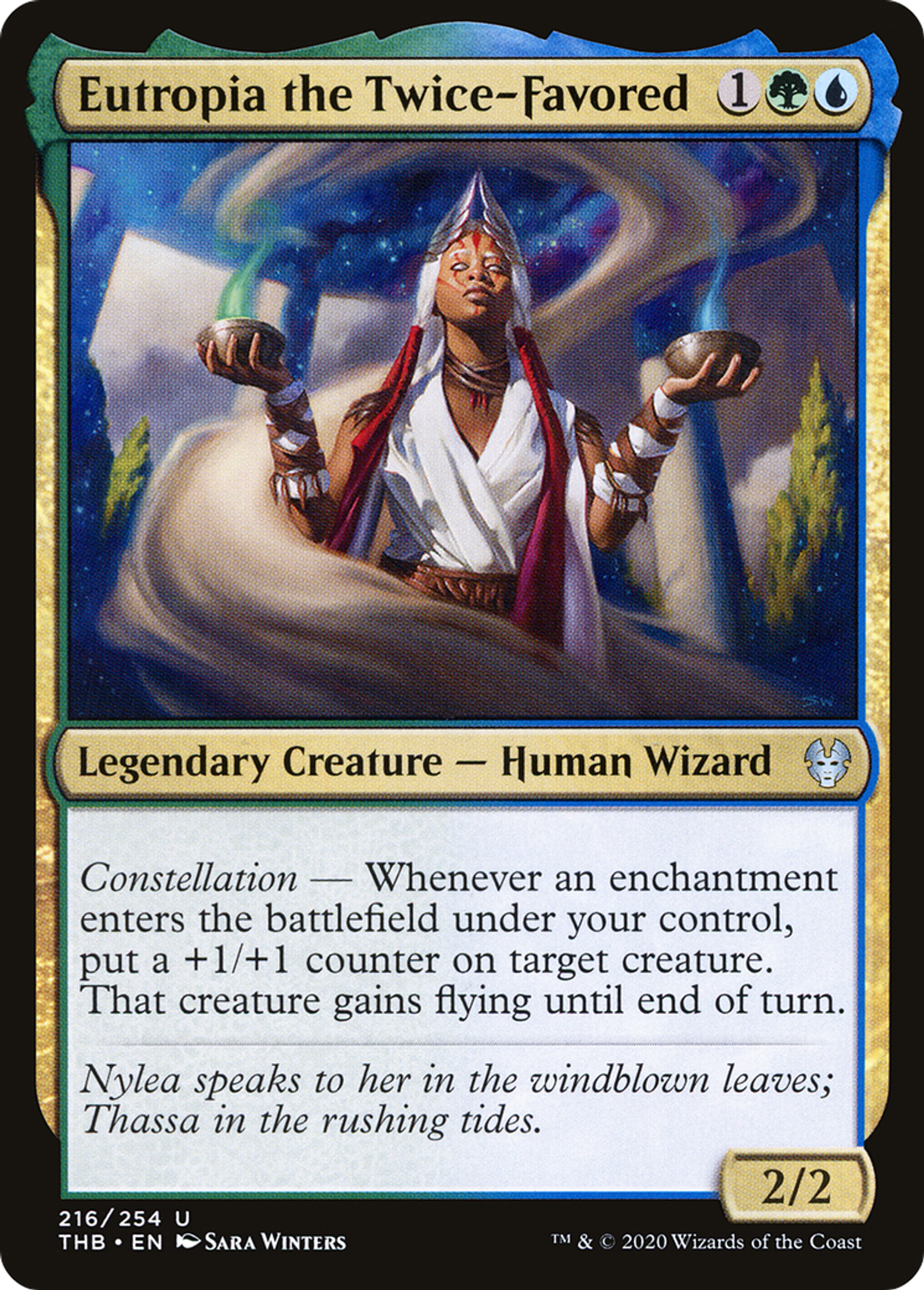 Eutropia the Twice-Favored — Theros Beyond Death — Magic: The Gathering