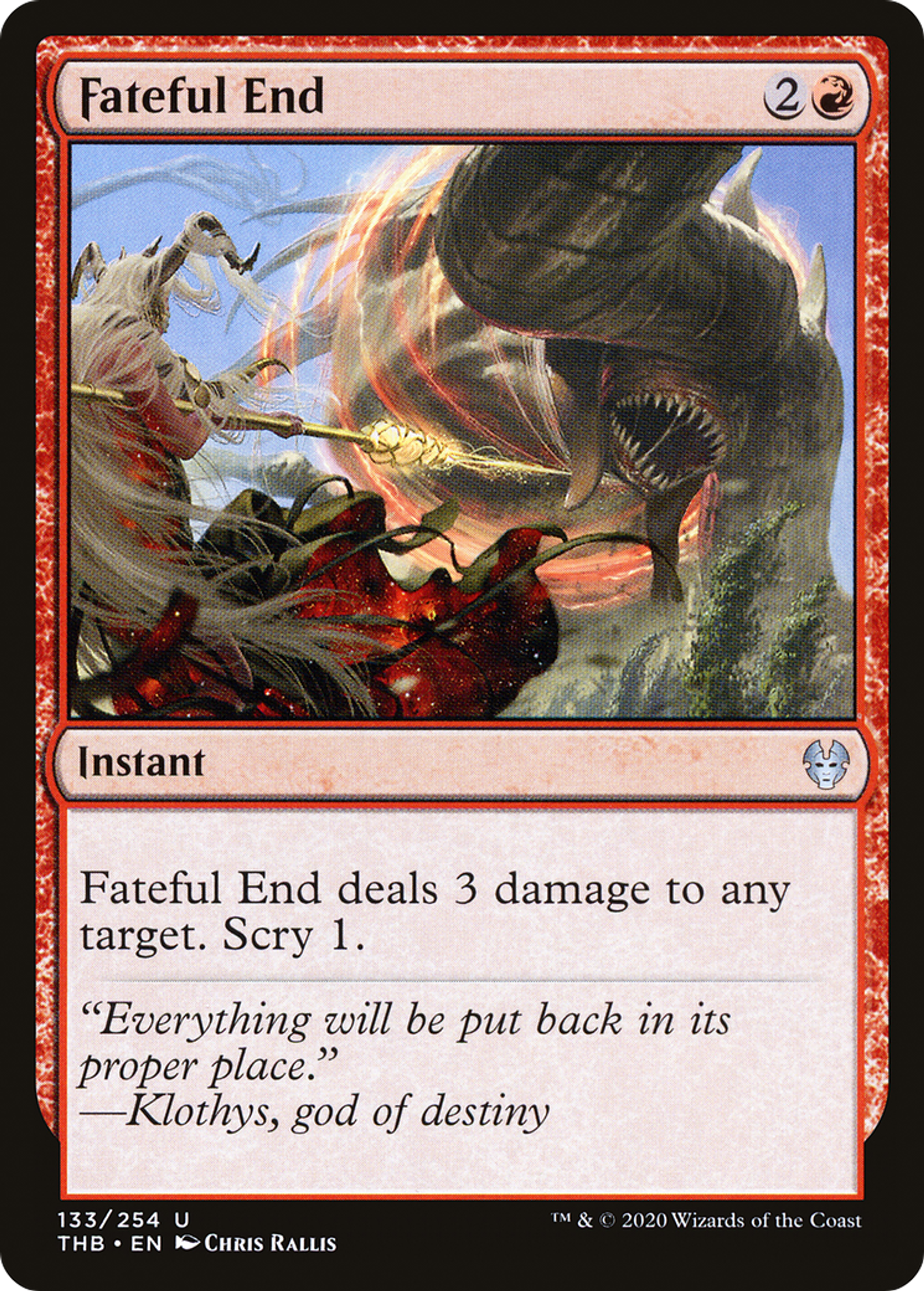 Fateful End — Theros Beyond Death — Magic: The Gathering