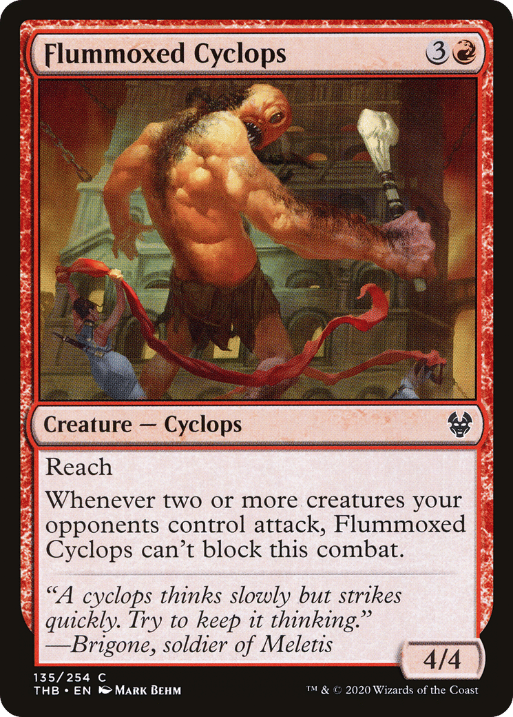 Flummoxed Cyclops — Theros Beyond Death — Magic: The Gathering