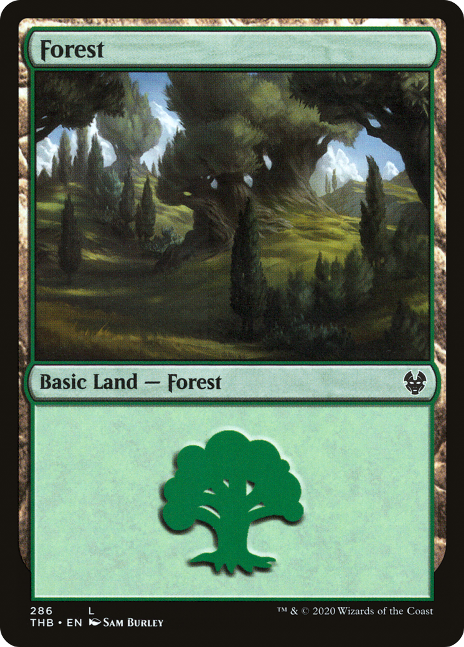 Forêt — Theros Beyond Death — Magic: The Gathering