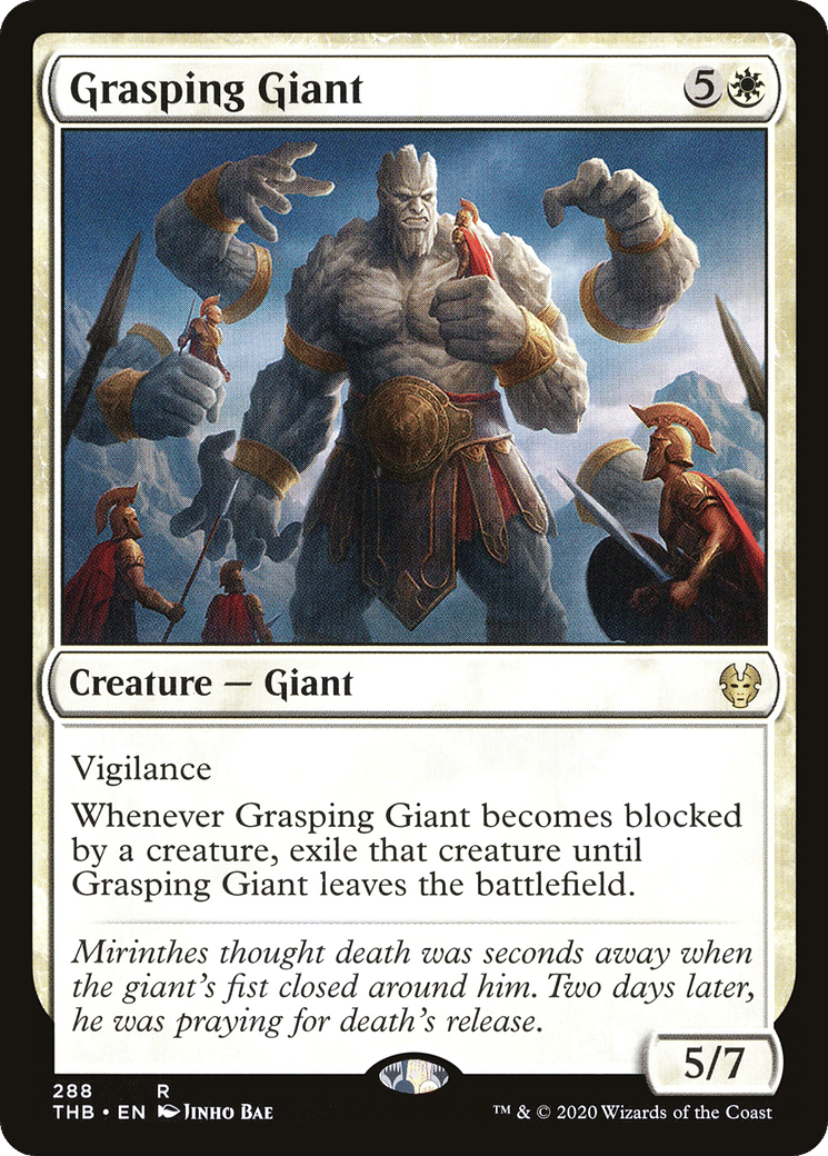 Grasping Giant — Theros Beyond Death — Magic: The Gathering