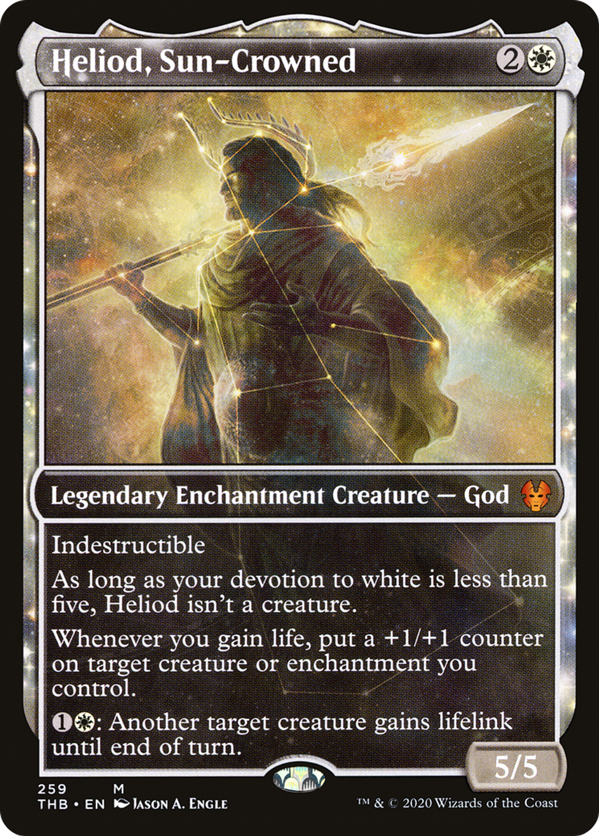 Héliode, Souverain du soleil — Theros Beyond Death — Magic: The Gathering