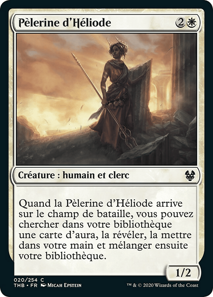 Pèlerine d'Héliode — Theros Beyond Death — Magic: The Gathering
