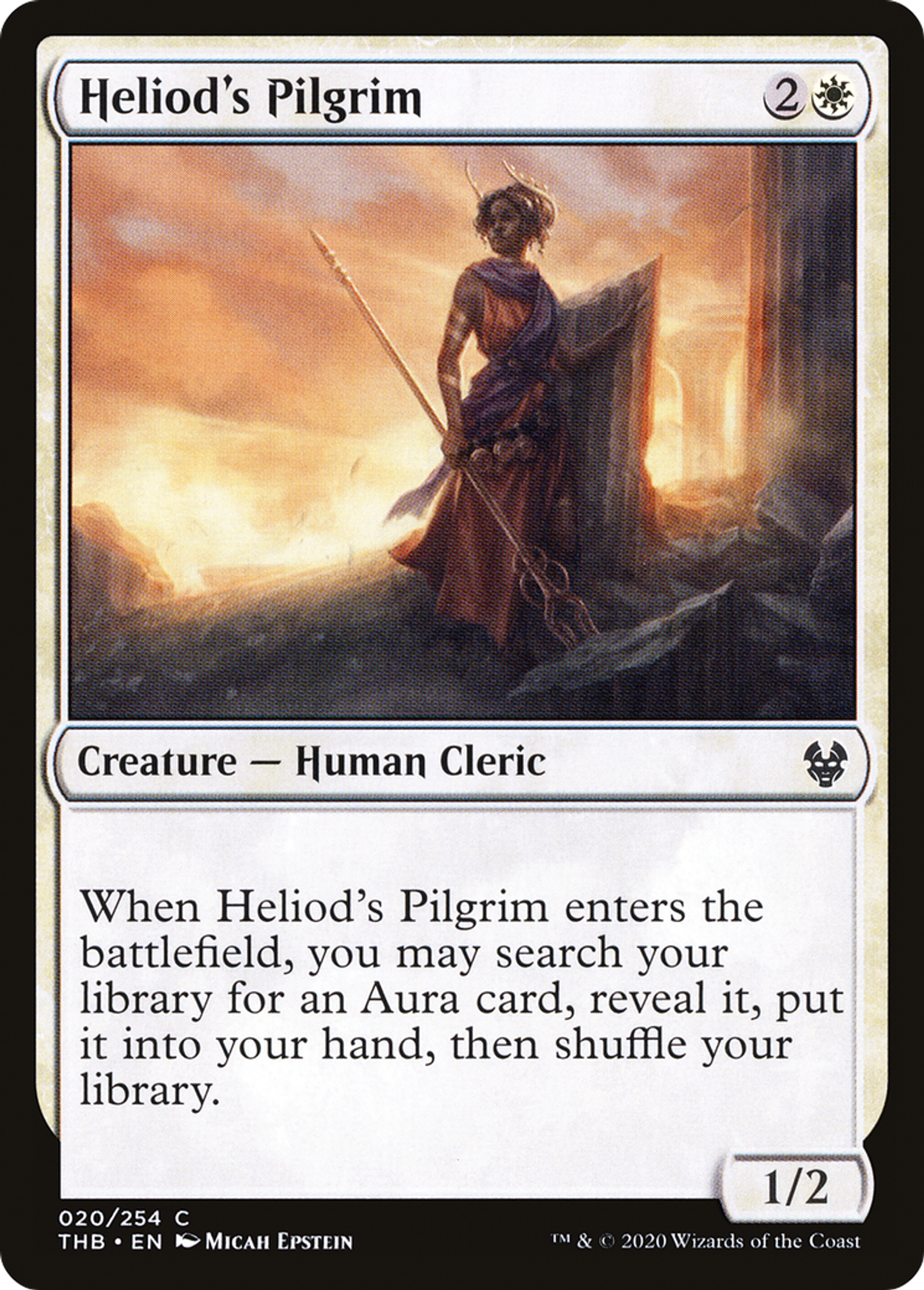 Heliod's Pilgrim — Theros Beyond Death — Magic: The Gathering