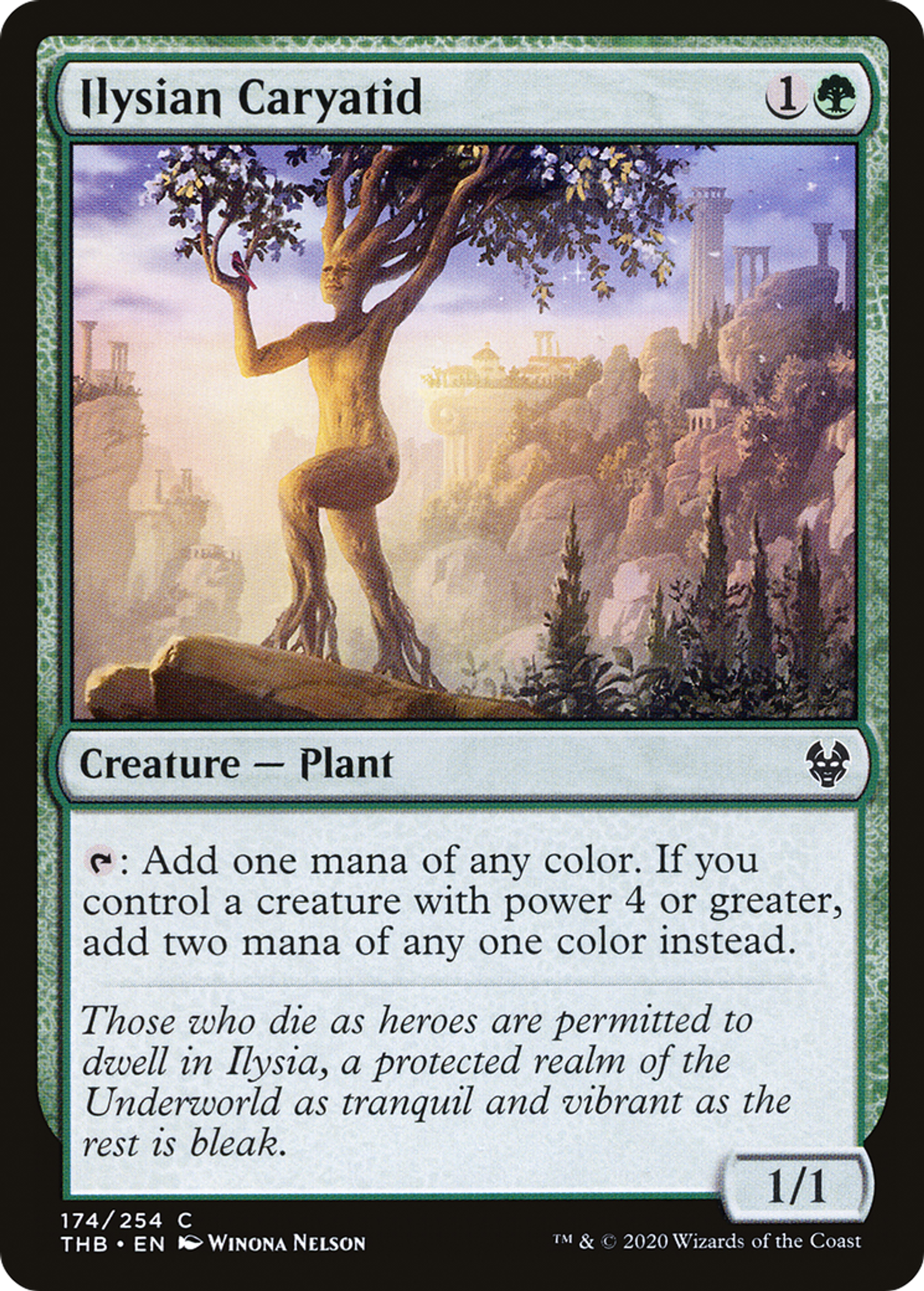 Ilysian Caryatid — Theros Beyond Death — Magic: The Gathering