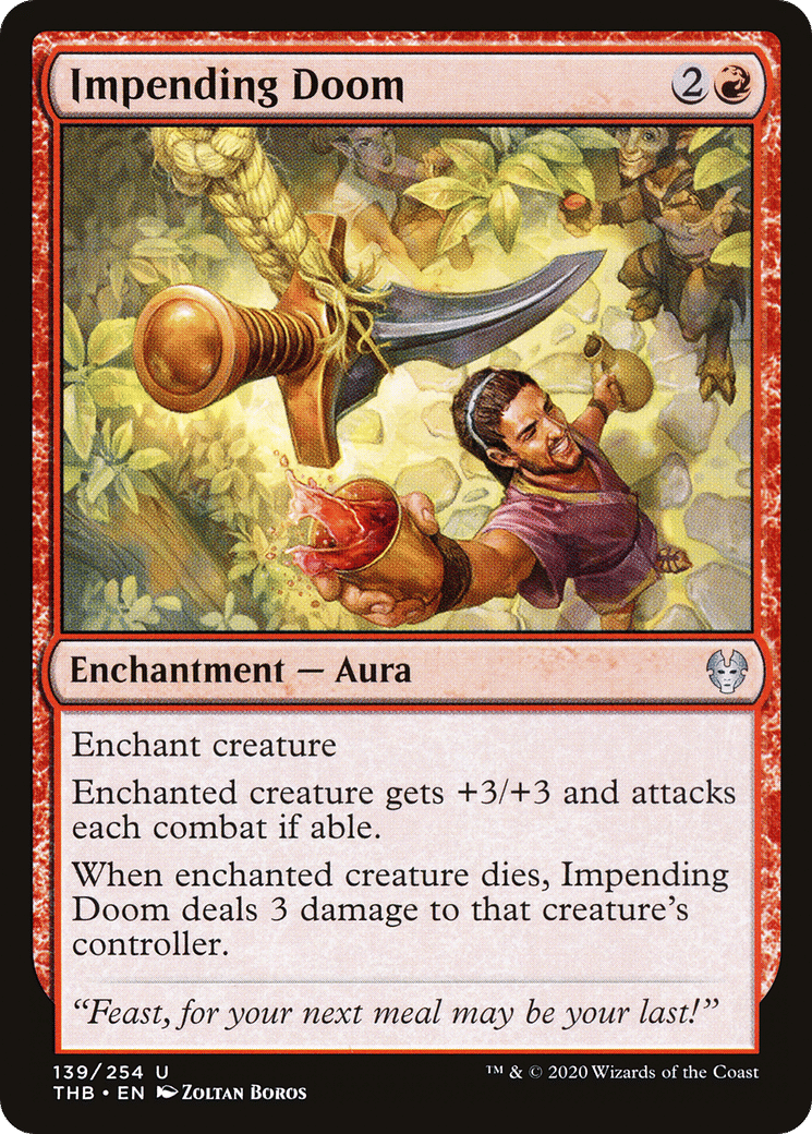 Impending Doom — Theros Beyond Death — Magic: The Gathering