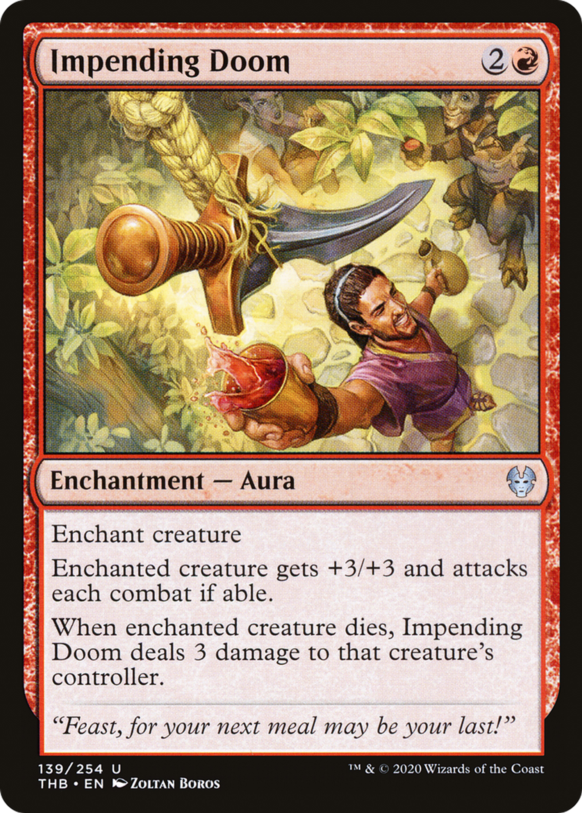 Impending Doom — Theros Beyond Death — Magic: The Gathering