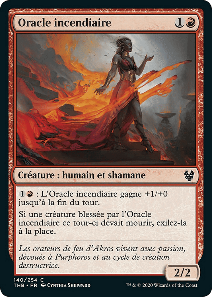 Oracle incendiaire — Theros Beyond Death — Magic: The Gathering