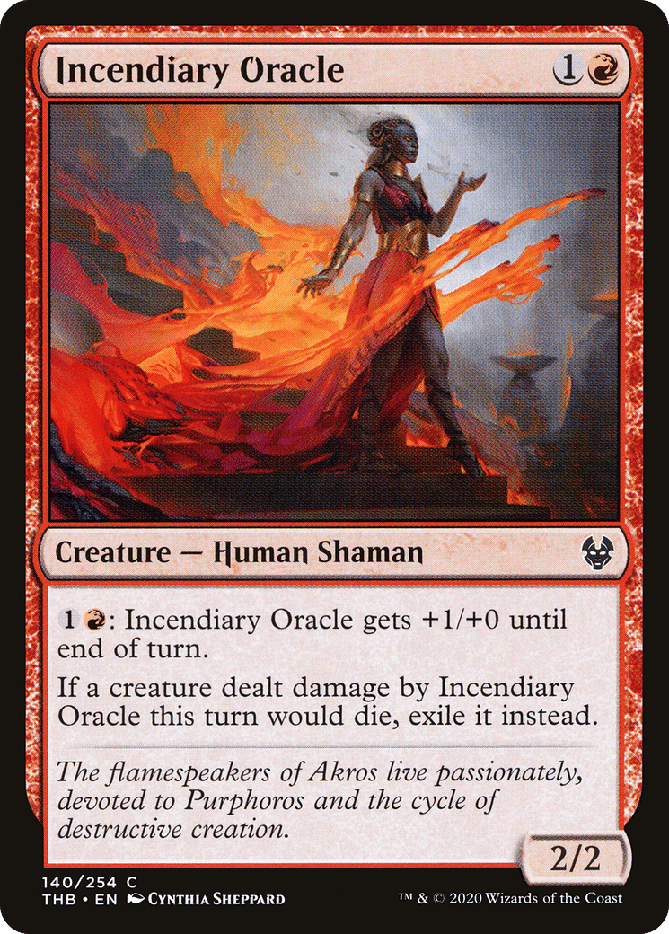 Incendiary Oracle — Theros Beyond Death — Magic: The Gathering
