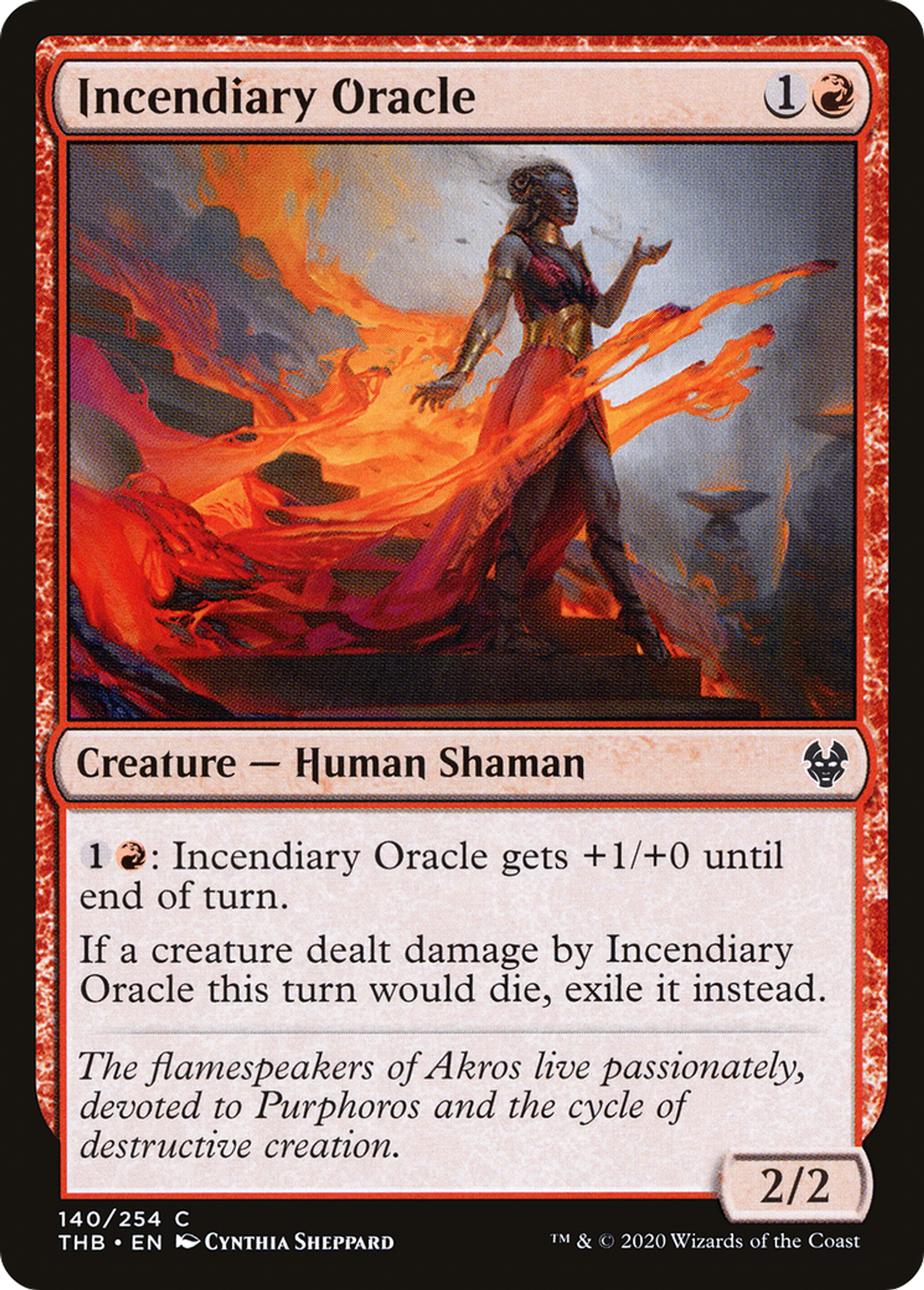 Oracle incendiaire — Theros Beyond Death — Magic: The Gathering