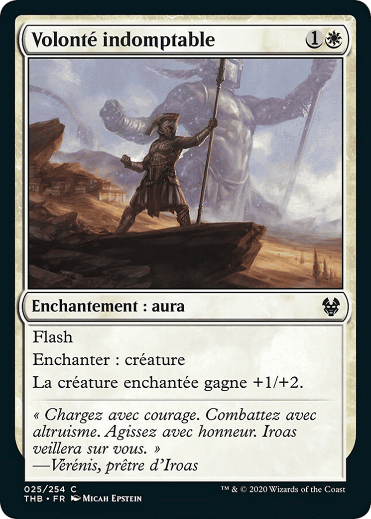Volonté indomptable — Theros Beyond Death — Magic: The Gathering
