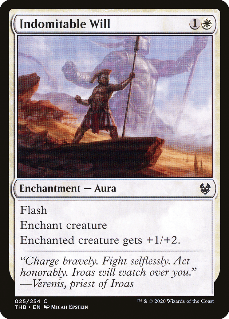 Indomitable Will — Theros Beyond Death — Magic: The Gathering