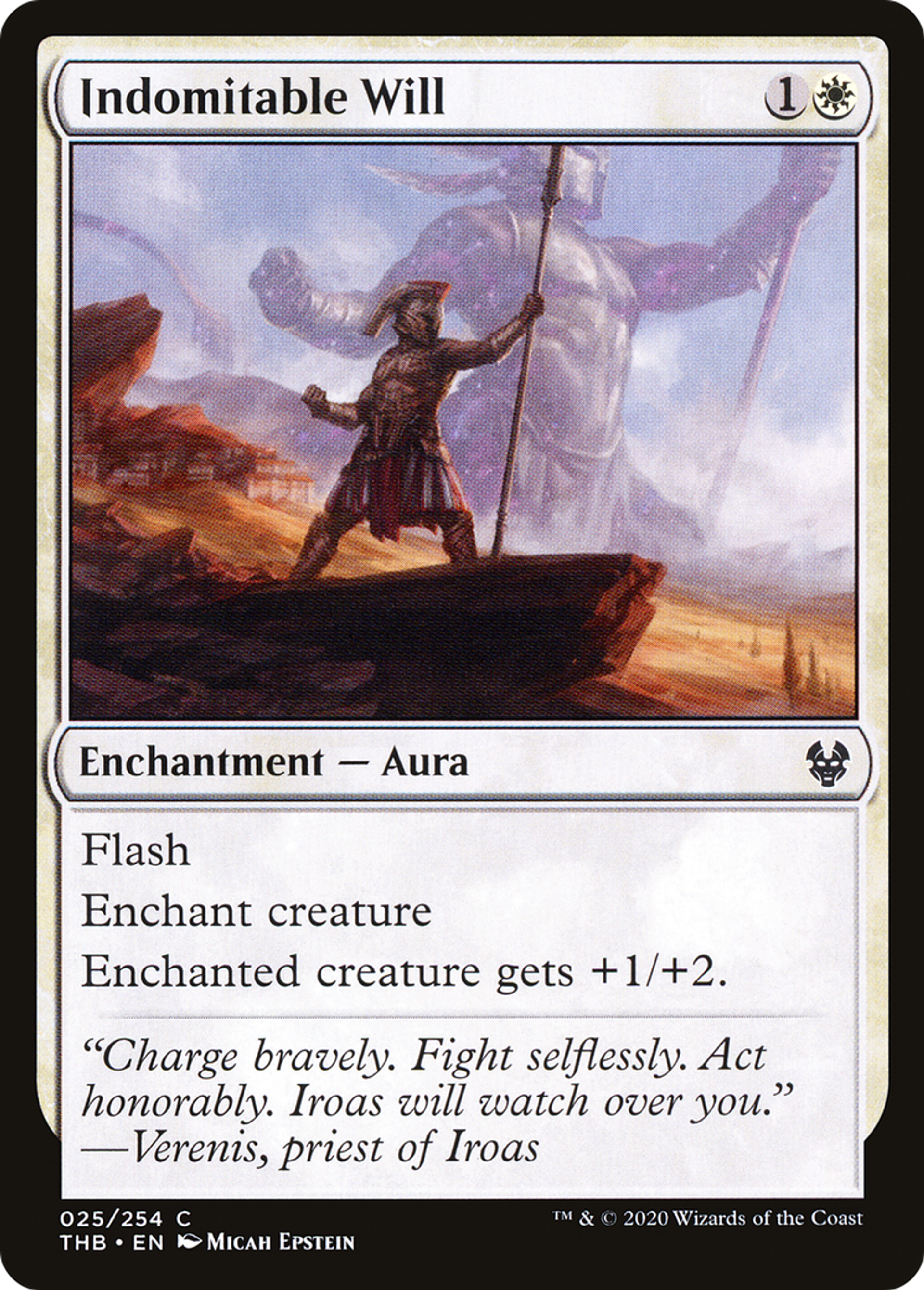 Indomitable Will — Theros Beyond Death — Magic: The Gathering