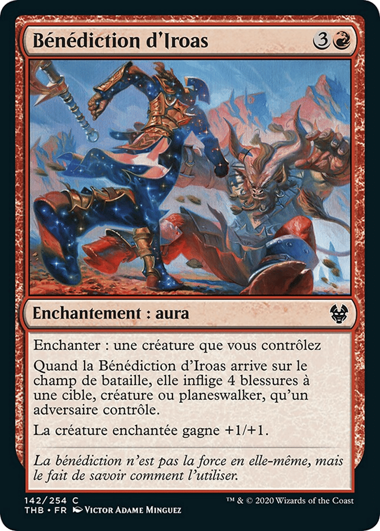Bénédiction d'Iroas — Theros Beyond Death — Magic: The Gathering
