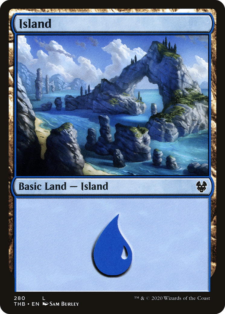 Island — Theros Beyond Death — Magic: The Gathering