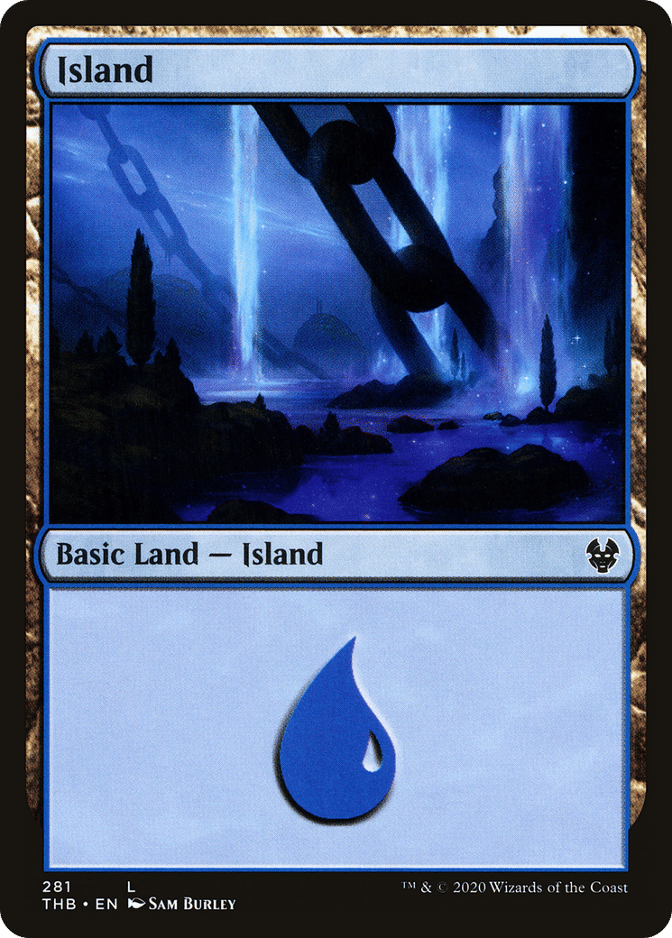 Island — Theros Beyond Death — Magic: The Gathering