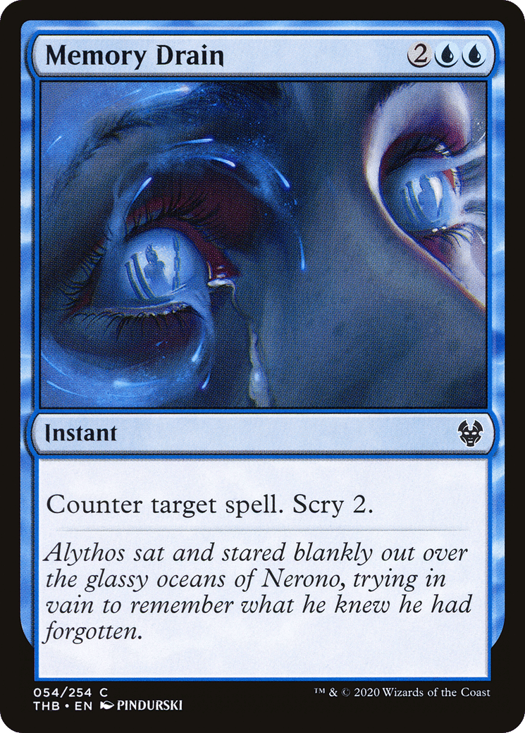Memory Drain — Theros Beyond Death — Magic: The Gathering