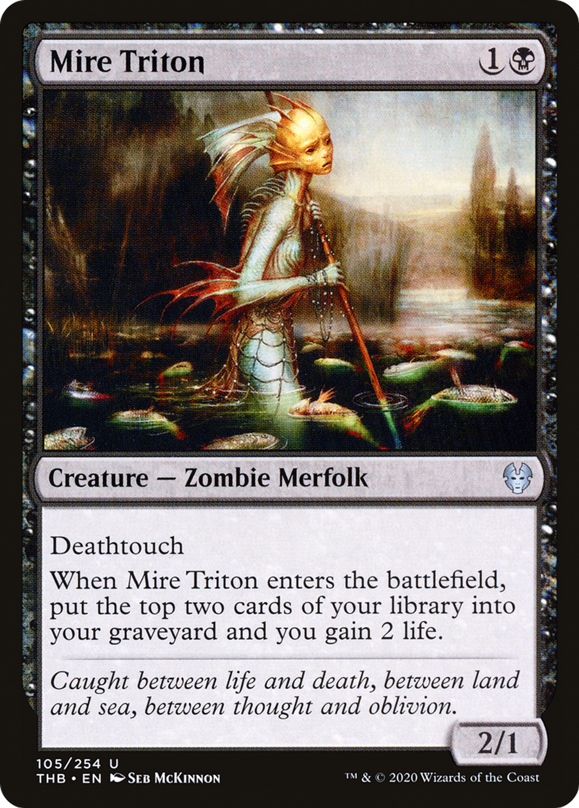 Mire Triton — Theros Beyond Death — Magic: The Gathering