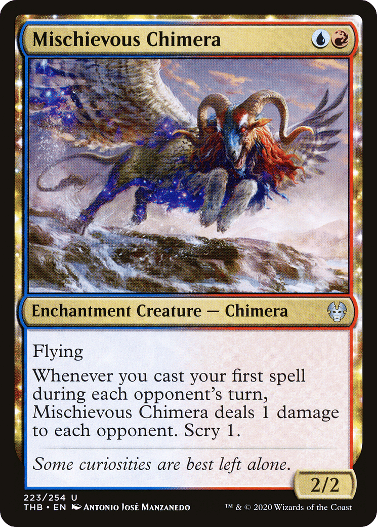 Mischievous Chimera — Theros Beyond Death — Magic: The Gathering