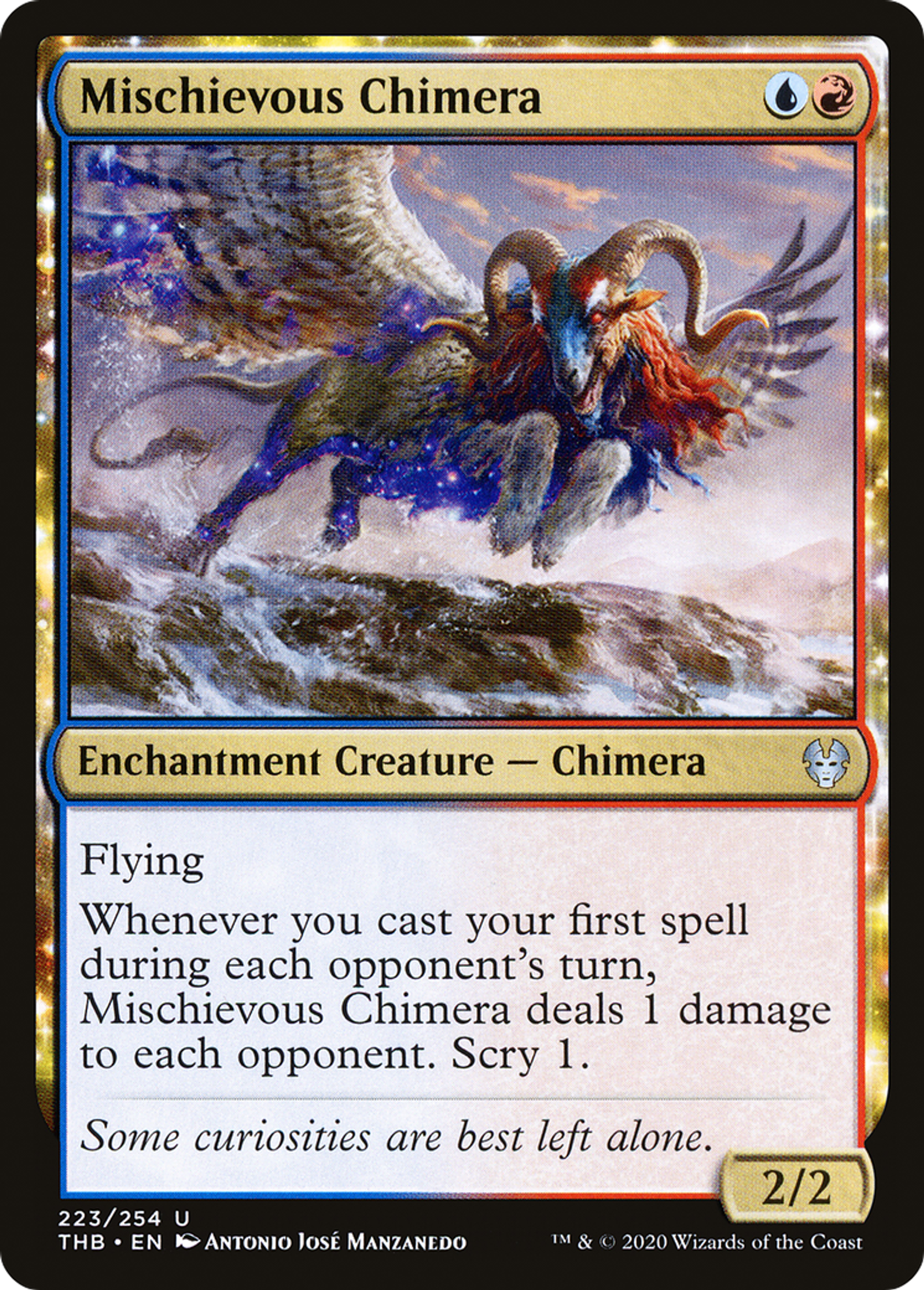 Mischievous Chimera — Theros Beyond Death — Magic: The Gathering