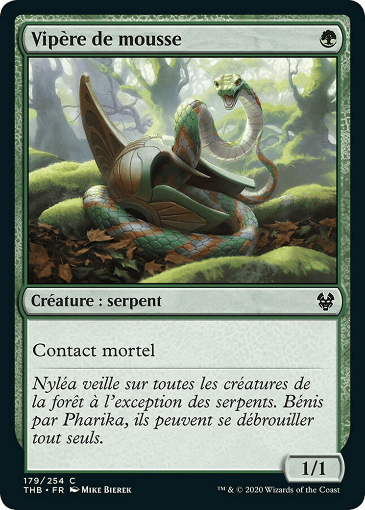Vipère de mousse — Theros Beyond Death — Magic: The Gathering