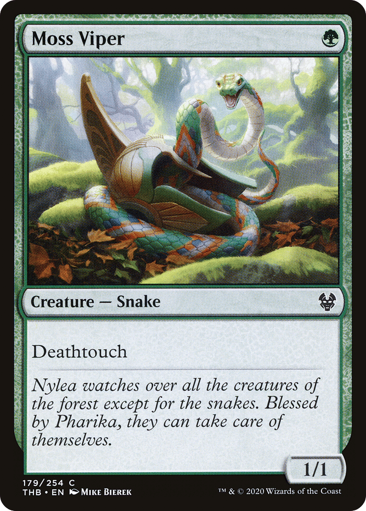 Moss Viper — Theros Beyond Death — Magic: The Gathering