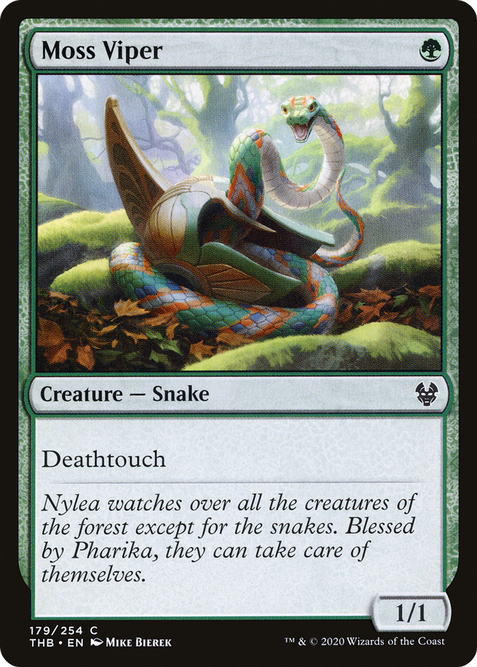 Moss Viper — Theros Beyond Death — Magic: The Gathering