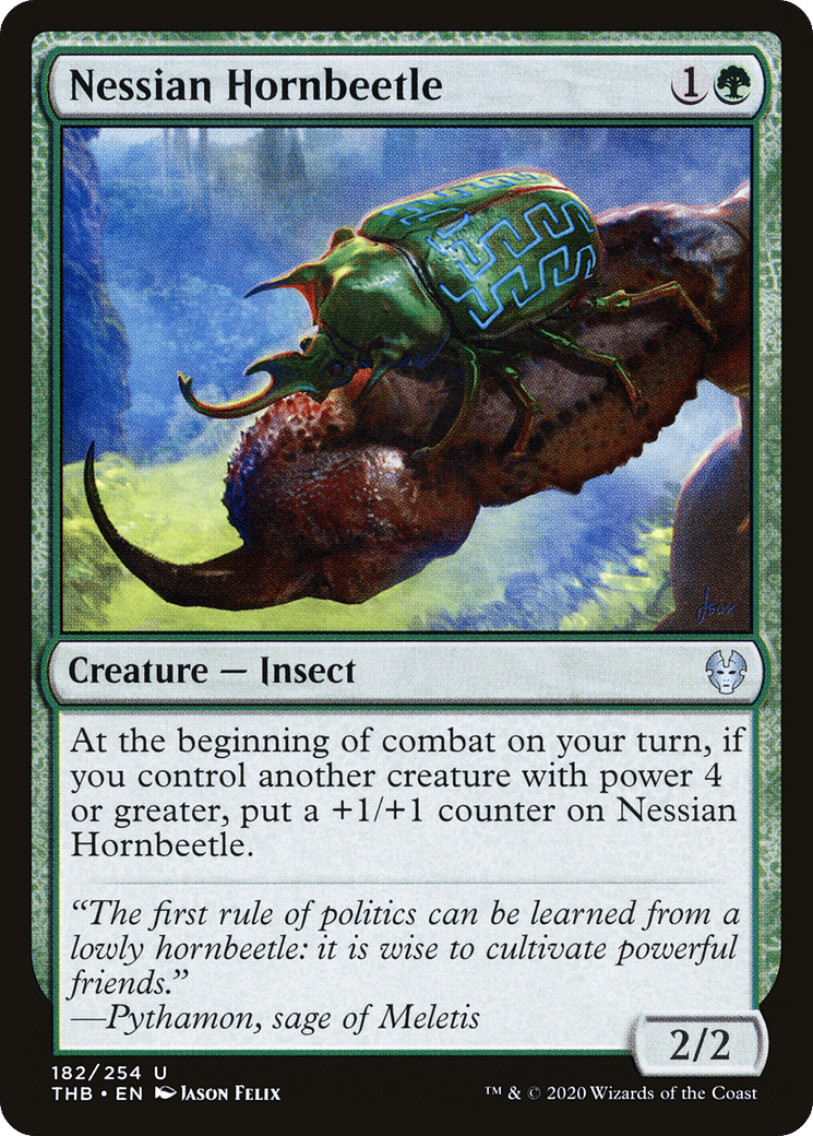Nessian Hornbeetle — Theros Beyond Death — Magic: The Gathering