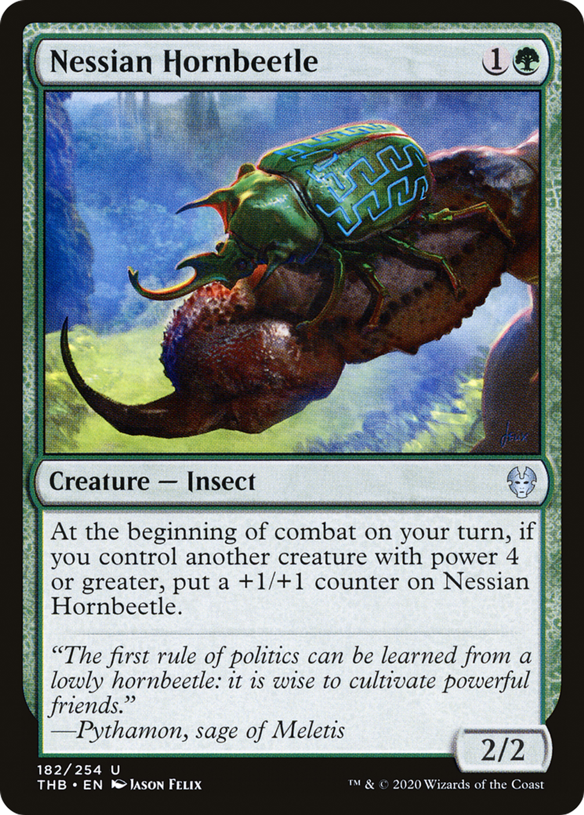 Nessian Hornbeetle — Theros Beyond Death — Magic: The Gathering