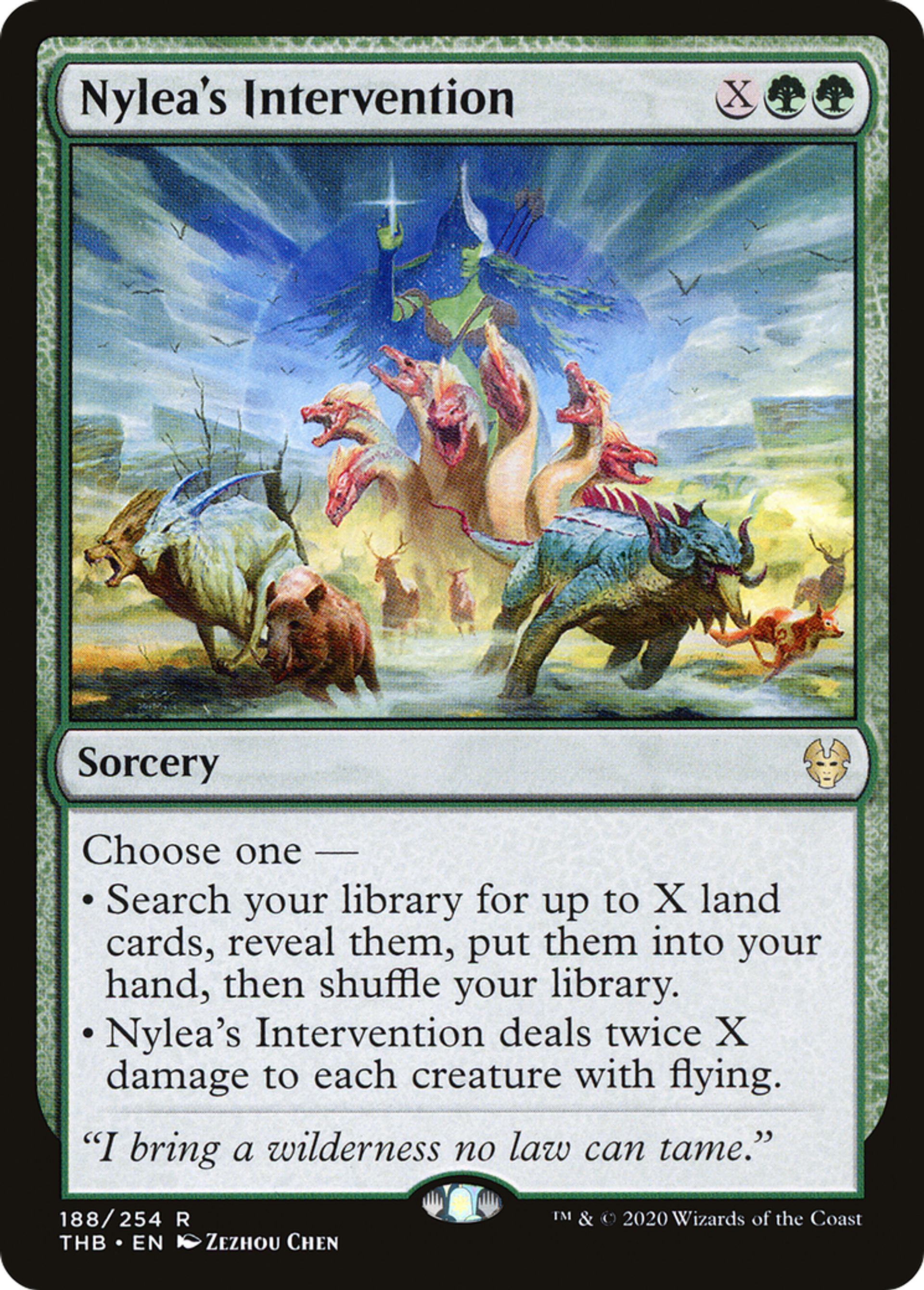 Nylea's Intervention — Theros Beyond Death — Magic: The Gathering