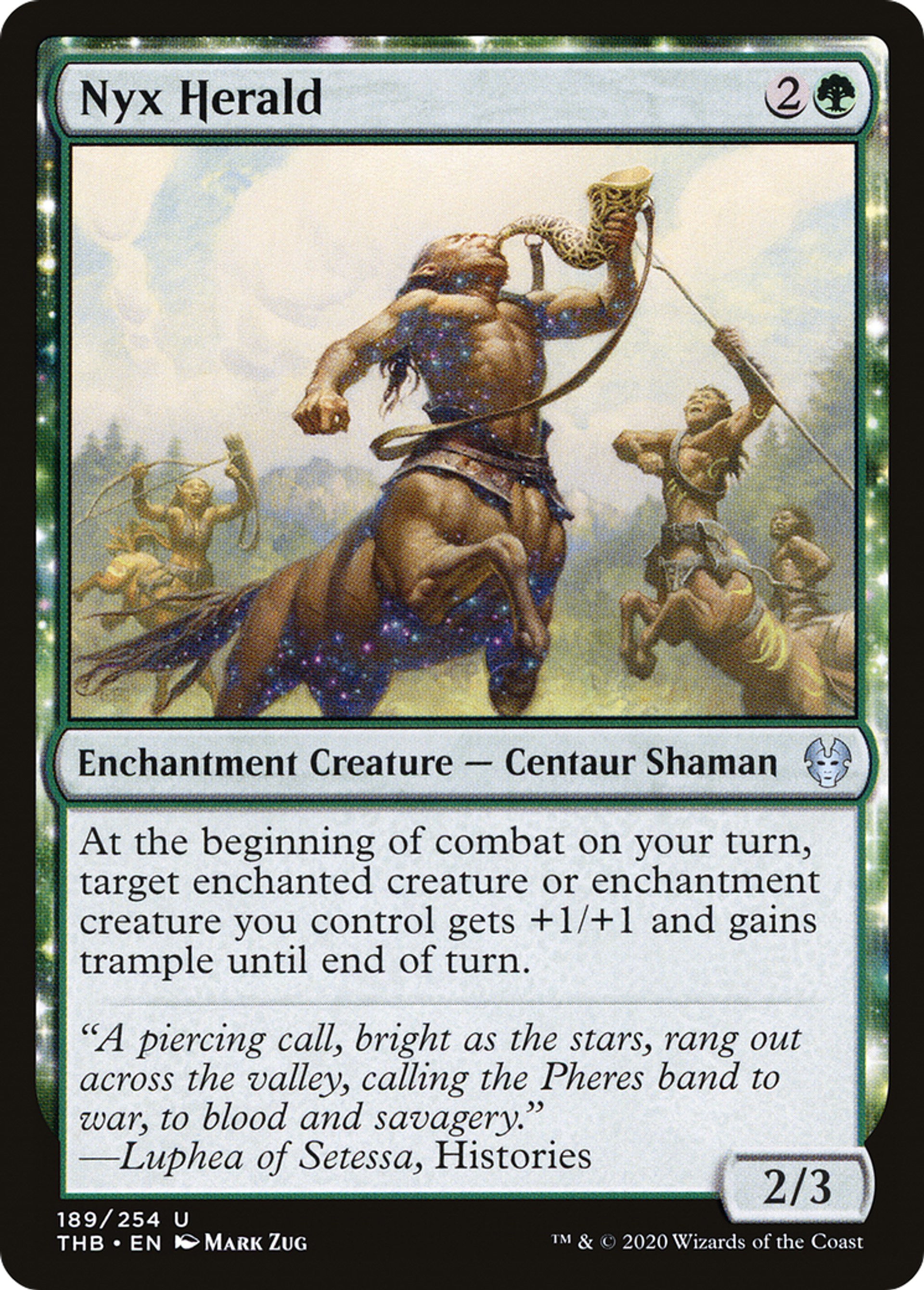 Nyx Herald — Theros Beyond Death — Magic: The Gathering