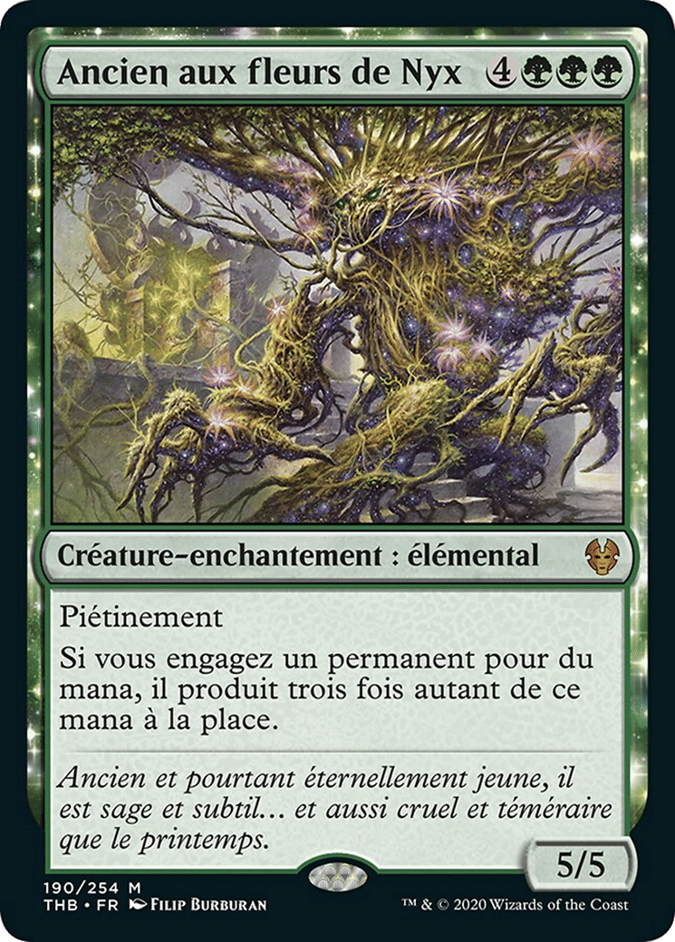 Ancien aux fleurs de Nyx — Theros Beyond Death — Magic: The Gathering