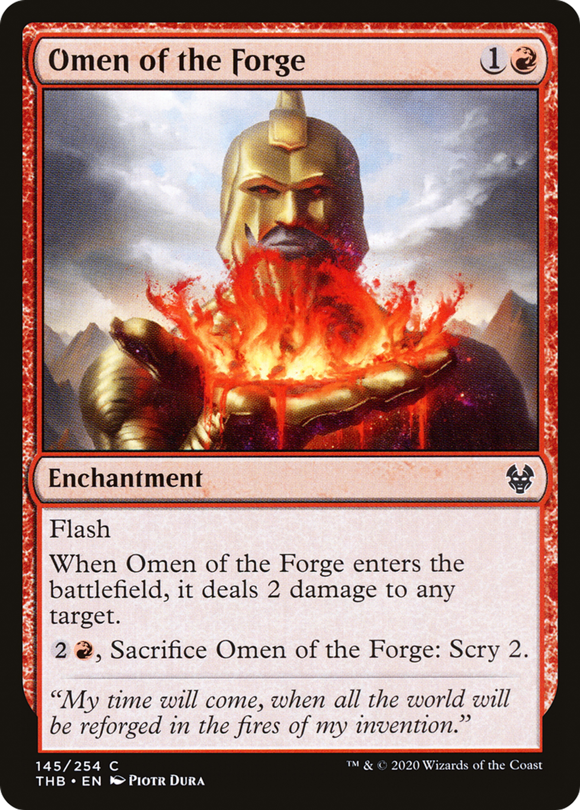 Augure des forges — Theros Beyond Death — Magic: The Gathering