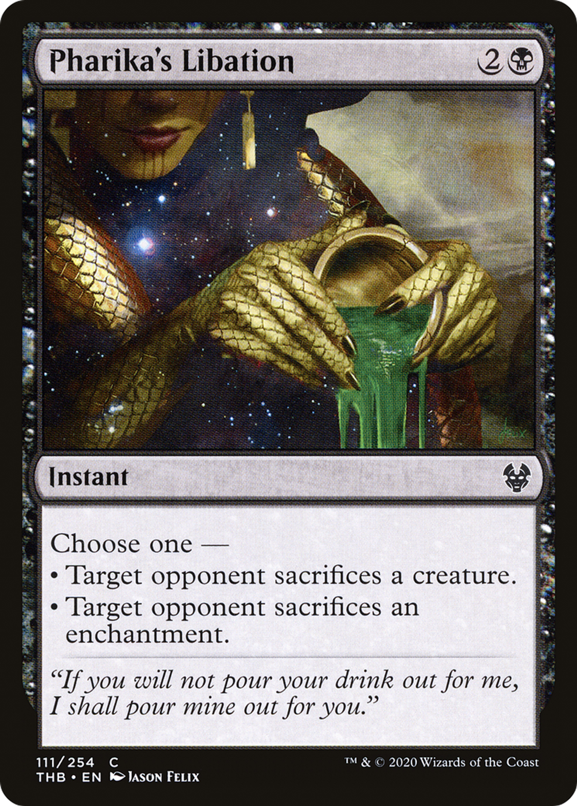 Pharika's Libation — Theros Beyond Death — Magic: The Gathering