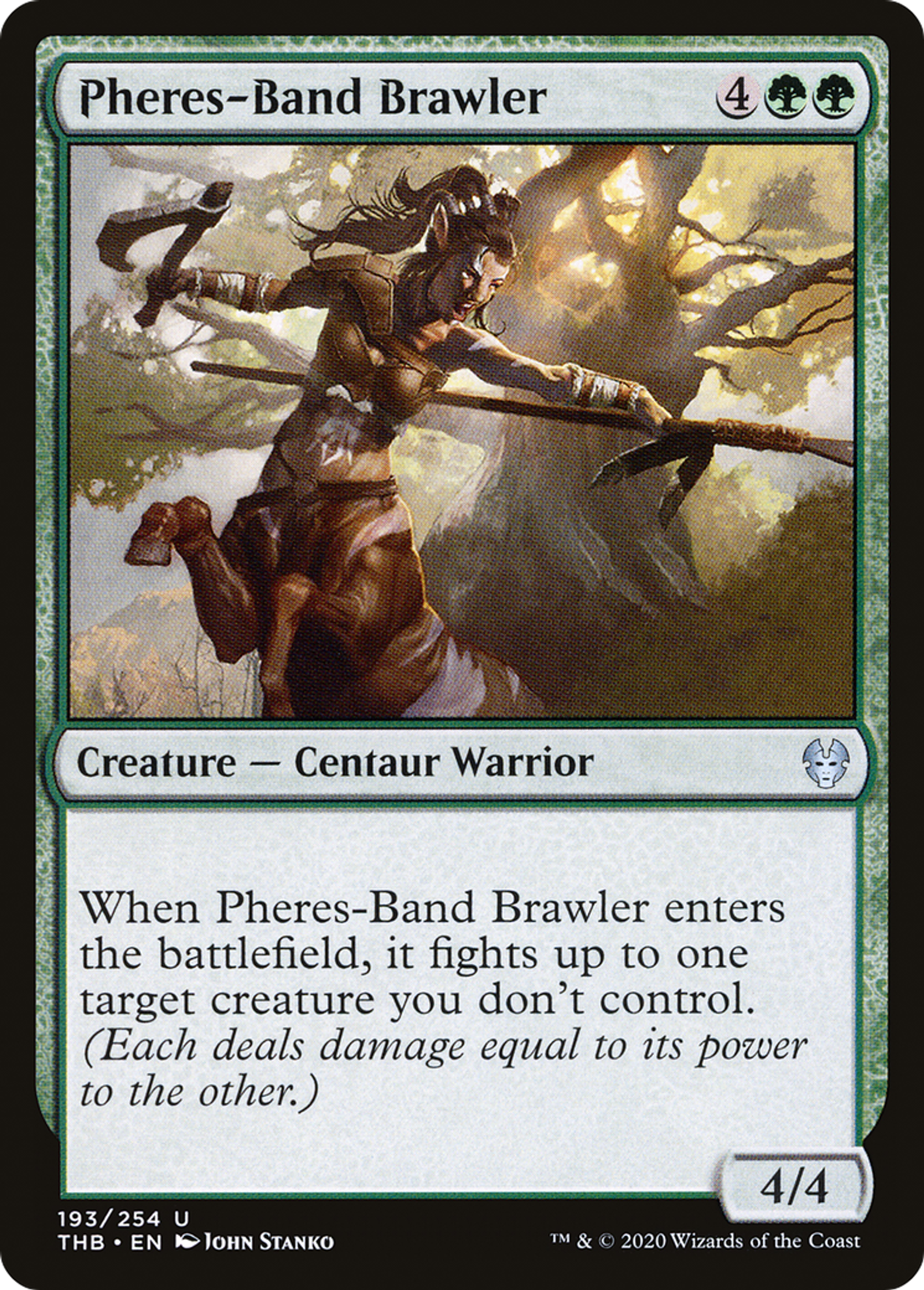 Pheres-Band Brawler — Theros Beyond Death — Magic: The Gathering