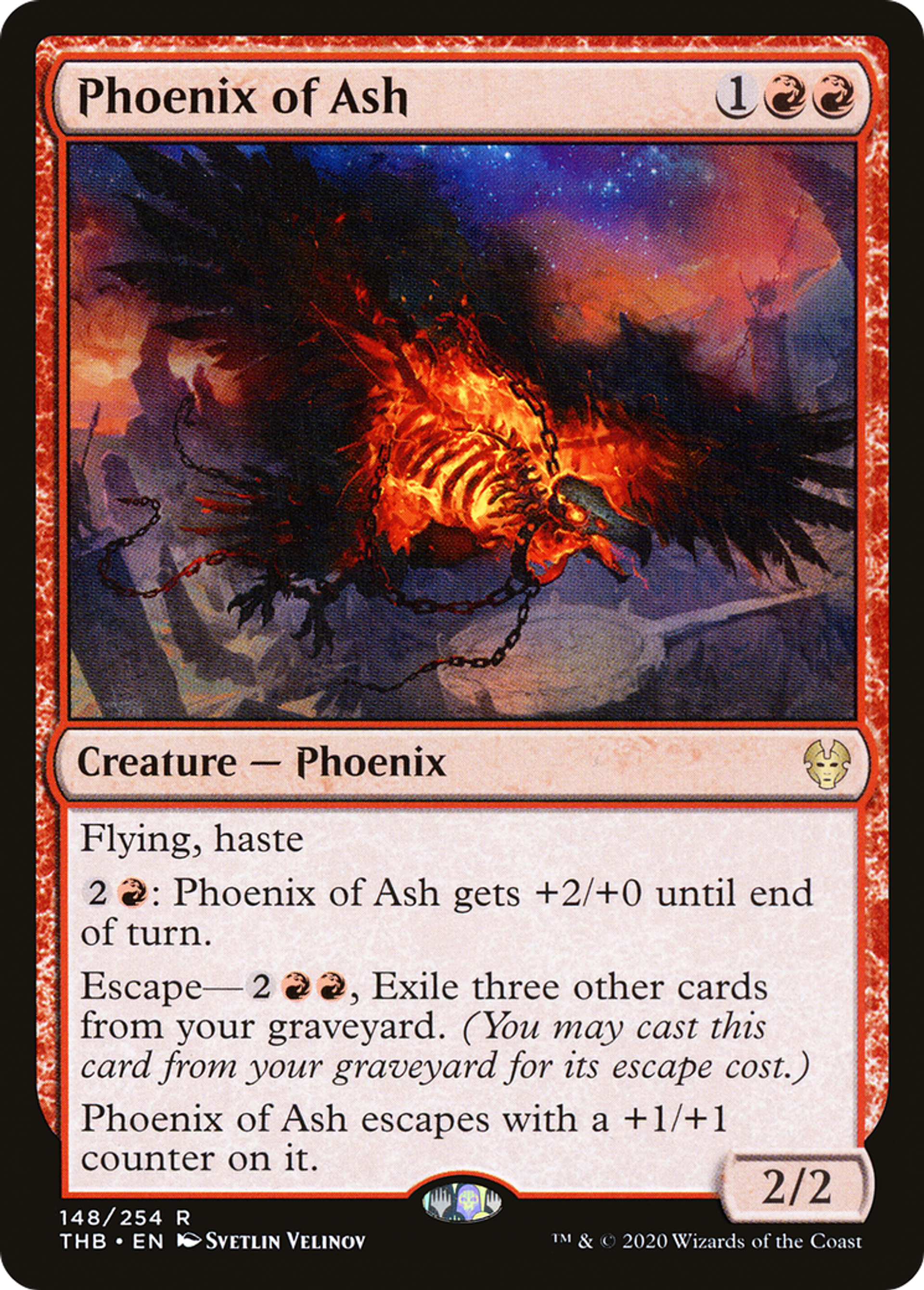 Phoenix of Ash — Theros Beyond Death — Magic: The Gathering