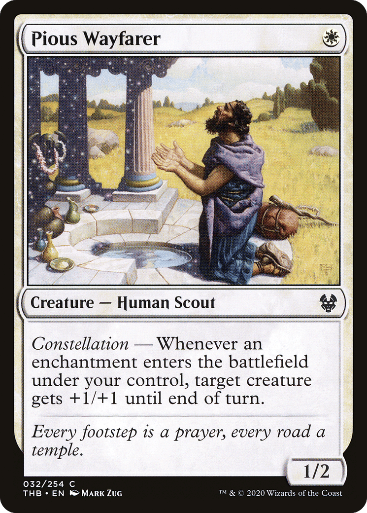 Pious Wayfarer — Theros Beyond Death — Magic: The Gathering